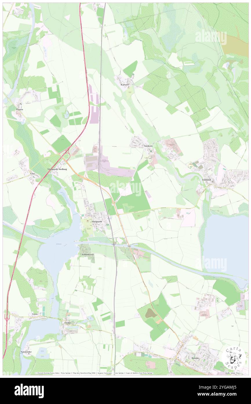 Weinberg, Deutschland, Brandenburg, N 52 27' 57''', N 12 58' 43''', Karte, Cartascapes Map, veröffentlicht 2024. Erkunden Sie Cartascapes, eine Karte, die die vielfältigen Landschaften, Kulturen und Ökosysteme der Erde enthüllt. Reisen Sie durch Zeit und Raum und entdecken Sie die Verflechtungen der Vergangenheit, Gegenwart und Zukunft unseres Planeten. Stockfoto