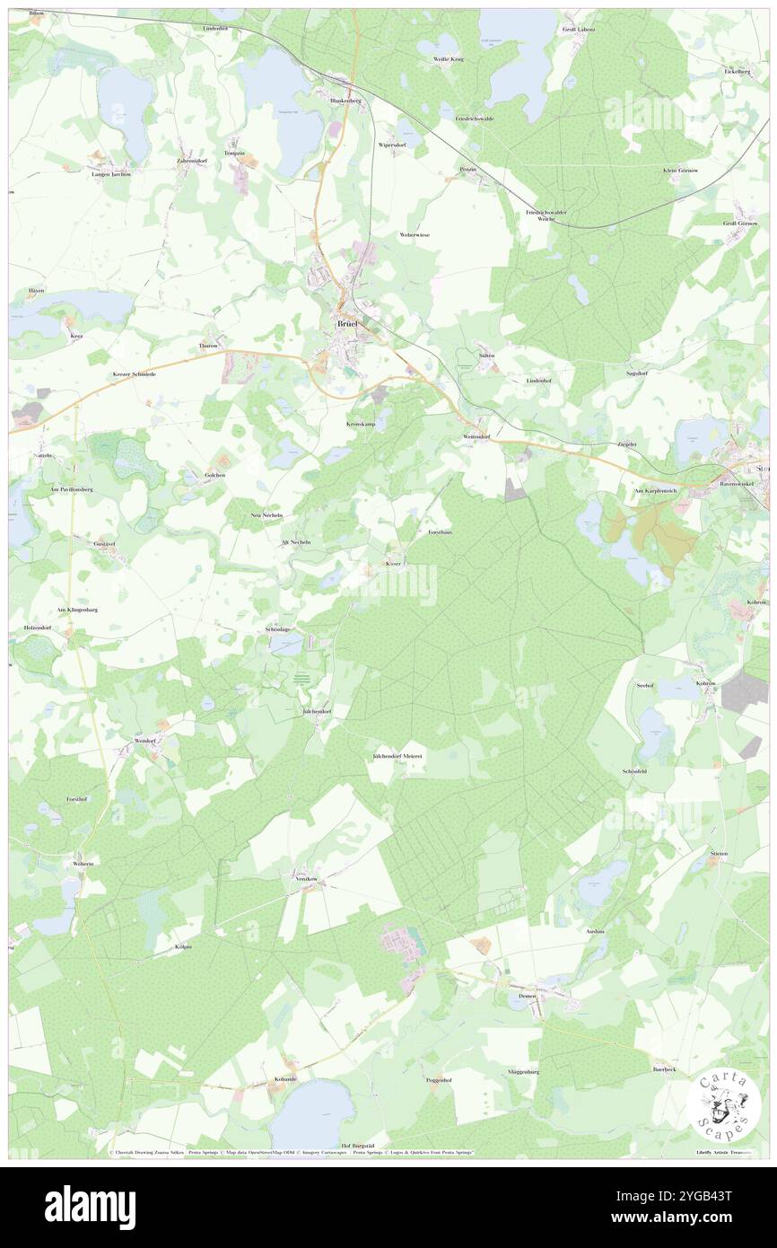 Weitendorf, DE, Deutschland, Mecklenburg-Vorpommern, N 54 1' 7''', N 12 25' 24''', Karte, Cartascapes Map 2024 veröffentlicht. Erkunden Sie Cartascapes, eine Karte, die die vielfältigen Landschaften, Kulturen und Ökosysteme der Erde enthüllt. Reisen Sie durch Zeit und Raum und entdecken Sie die Verflechtungen der Vergangenheit, Gegenwart und Zukunft unseres Planeten. Stockfoto