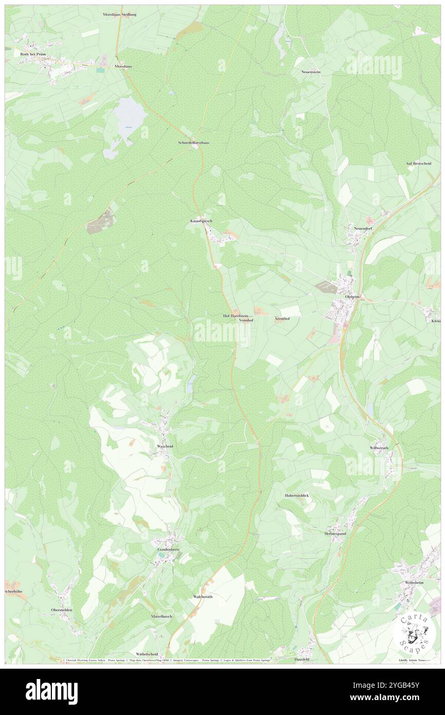 Lauzenberg, DE, Deutschland, Rheinland-Pfalz, N 50 16' 2'', N 6 25' 38''', Karte, Cartascapes Map veröffentlicht 2024. Erkunden Sie Cartascapes, eine Karte, die die vielfältigen Landschaften, Kulturen und Ökosysteme der Erde enthüllt. Reisen Sie durch Zeit und Raum und entdecken Sie die Verflechtungen der Vergangenheit, Gegenwart und Zukunft unseres Planeten. Stockfoto