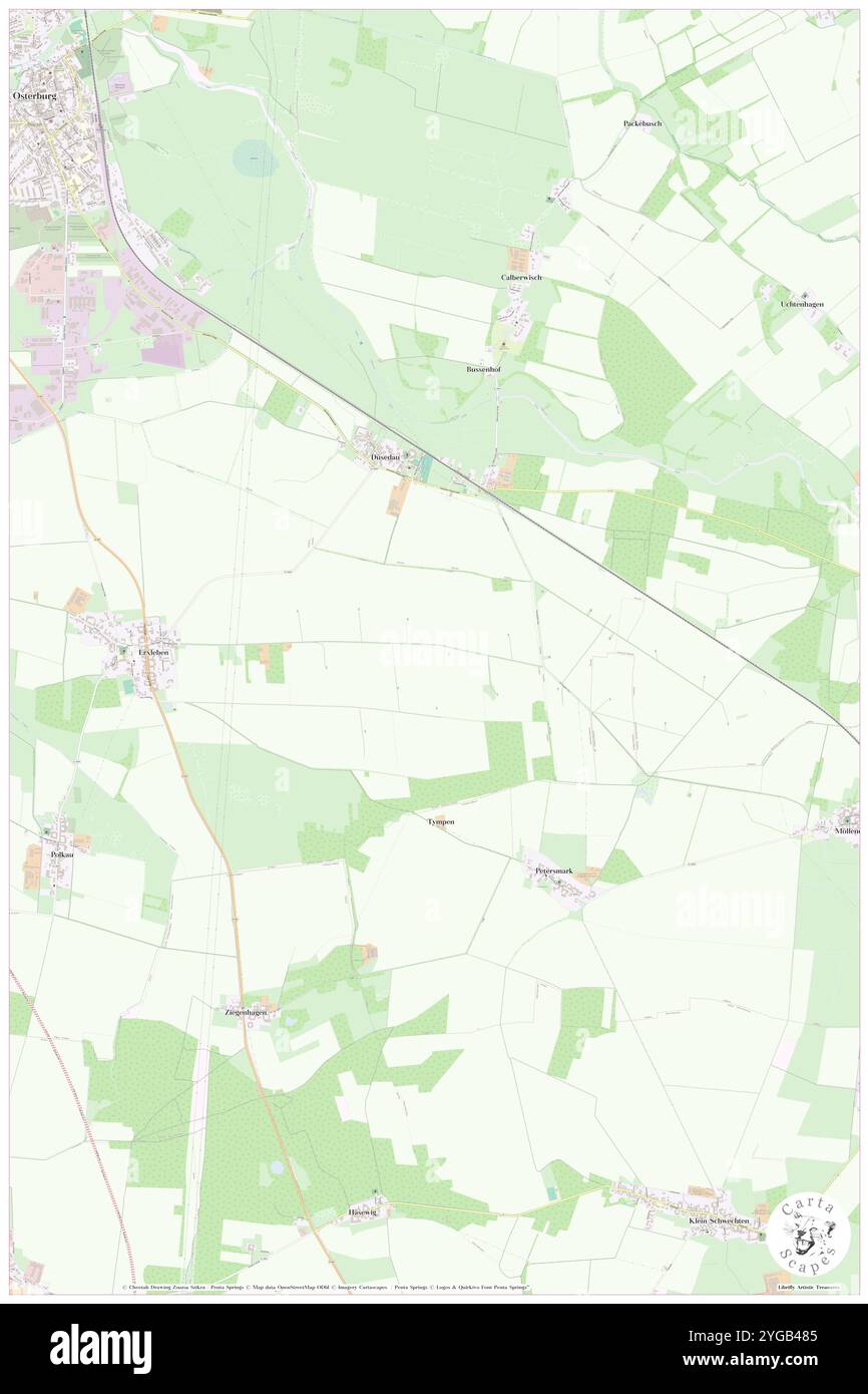 Wilhelmshof, DE, Deutschland, Sachsen-Anhalt, N 52 45' 0''', N 11 48' 0''', Karte, Cartascapes Map veröffentlicht 2024. Erkunden Sie Cartascapes, eine Karte, die die vielfältigen Landschaften, Kulturen und Ökosysteme der Erde enthüllt. Reisen Sie durch Zeit und Raum und entdecken Sie die Verflechtungen der Vergangenheit, Gegenwart und Zukunft unseres Planeten. Stockfoto