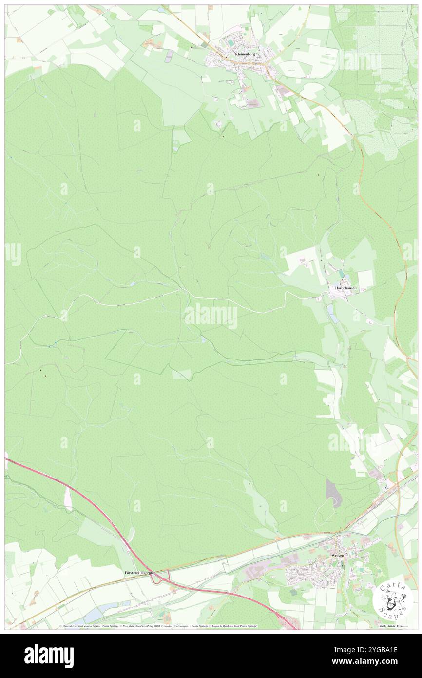 Mittelberg, Regierungsbezirk Detmold, DE, Deutschland, Nordrhein-Westfalen, n 51 32' 42''', N 8 58' 0'', Karte, Cartascapes Map, veröffentlicht 2024. Erkunden Sie Cartascapes, eine Karte, die die vielfältigen Landschaften, Kulturen und Ökosysteme der Erde enthüllt. Reisen Sie durch Zeit und Raum und entdecken Sie die Verflechtungen der Vergangenheit, Gegenwart und Zukunft unseres Planeten. Stockfoto