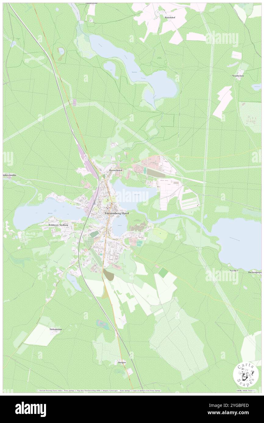 Schwedtsee, DE, Deutschland, Brandenburg, N 53 11' 16''', N 13 9' 15''', Karte, Cartascapes Map, veröffentlicht 2024. Erkunden Sie Cartascapes, eine Karte, die die vielfältigen Landschaften, Kulturen und Ökosysteme der Erde enthüllt. Reisen Sie durch Zeit und Raum und entdecken Sie die Verflechtungen der Vergangenheit, Gegenwart und Zukunft unseres Planeten. Stockfoto