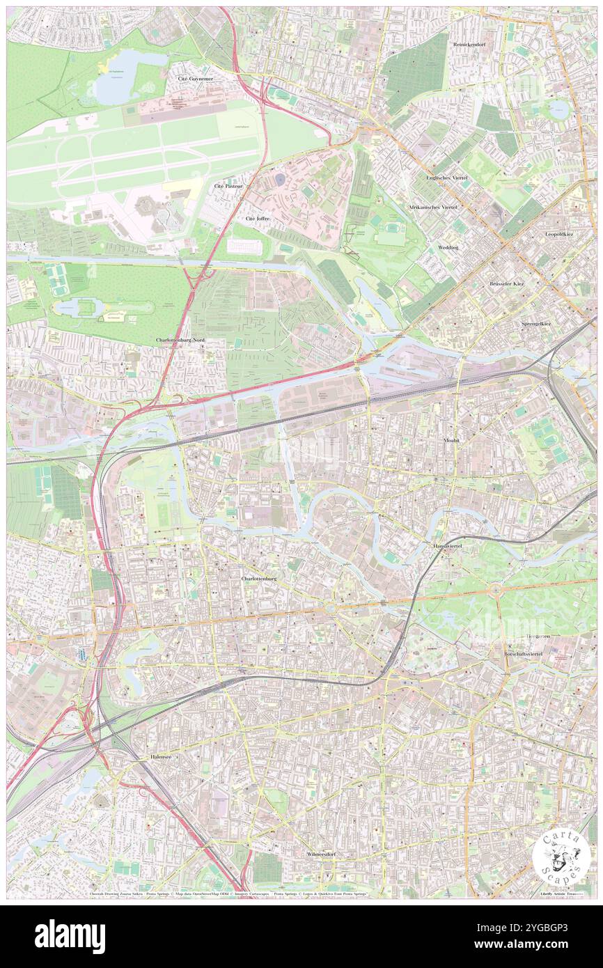 Alfa Hotel, DE, Deutschland, Berlin, N 52 31' 43'', N 13 19' 1'', Karte, Cartascapes Karte veröffentlicht im Jahr 2024. Erkunden Sie Cartascapes, eine Karte, die die vielfältigen Landschaften, Kulturen und Ökosysteme der Erde enthüllt. Reisen Sie durch Zeit und Raum und entdecken Sie die Verflechtungen der Vergangenheit, Gegenwart und Zukunft unseres Planeten. Stockfoto