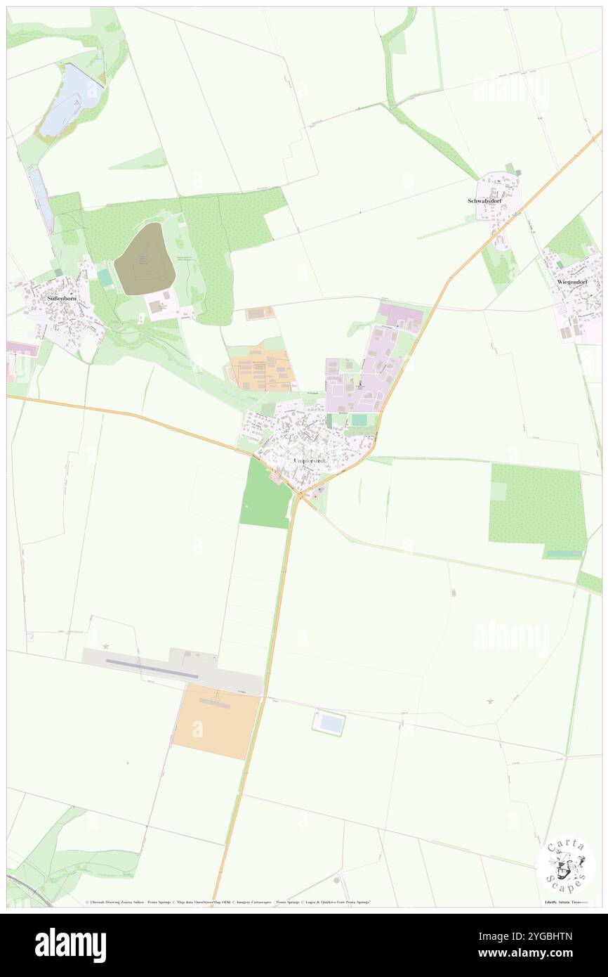 Umpferstedt, DE, Deutschland, Thüringen, N 50 58' 30''', N 11 24' 43''', Karte, Kartenausgabe 2024. Erkunden Sie Cartascapes, eine Karte, die die vielfältigen Landschaften, Kulturen und Ökosysteme der Erde enthüllt. Reisen Sie durch Zeit und Raum und entdecken Sie die Verflechtungen der Vergangenheit, Gegenwart und Zukunft unseres Planeten. Stockfoto