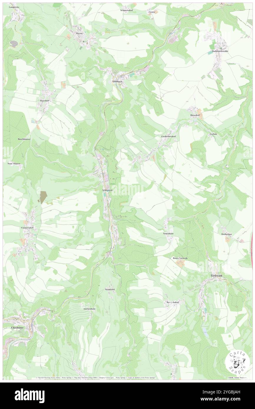 Lederberg, DE, Deutschland, Sachsen, N 50 53' 5''', N 13 49' 16''', Karte, Cartascapes Map, veröffentlicht 2024. Erkunden Sie Cartascapes, eine Karte, die die vielfältigen Landschaften, Kulturen und Ökosysteme der Erde enthüllt. Reisen Sie durch Zeit und Raum und entdecken Sie die Verflechtungen der Vergangenheit, Gegenwart und Zukunft unseres Planeten. Stockfoto