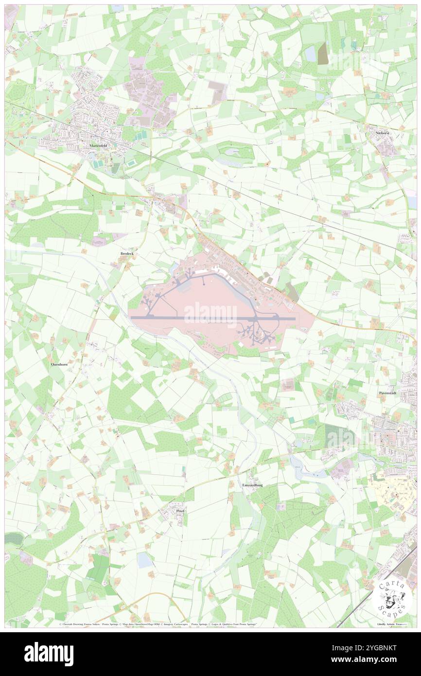 Royal Air Force Station Guetersloh, Regierungsbezirk Detmold, Deutschland, Nordrhein-Westfalen, n 51 55' 23'', N 8 18' 21'', Karte, Cartascapes Map, veröffentlicht 2024. Erkunden Sie Cartascapes, eine Karte, die die vielfältigen Landschaften, Kulturen und Ökosysteme der Erde enthüllt. Reisen Sie durch Zeit und Raum und entdecken Sie die Verflechtungen der Vergangenheit, Gegenwart und Zukunft unseres Planeten. Stockfoto