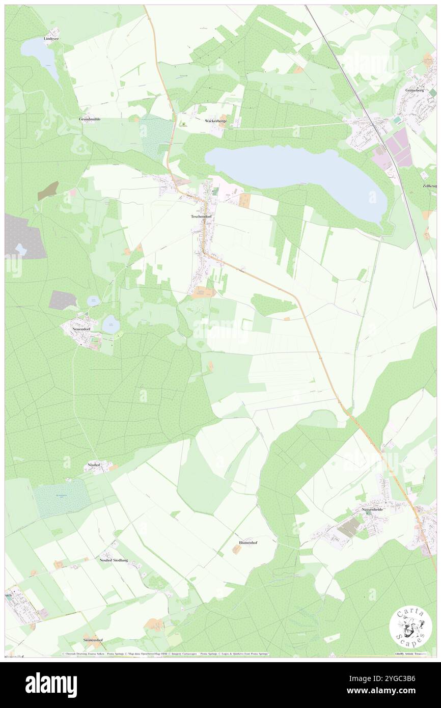 Teschendorf, DE, Deutschland, Mecklenburg-Vorpommern, N 54 3' 43'', N 12 17' 14''', Karte, Cartascapes Map veröffentlicht 2024. Erkunden Sie Cartascapes, eine Karte, die die vielfältigen Landschaften, Kulturen und Ökosysteme der Erde enthüllt. Reisen Sie durch Zeit und Raum und entdecken Sie die Verflechtungen der Vergangenheit, Gegenwart und Zukunft unseres Planeten. Stockfoto