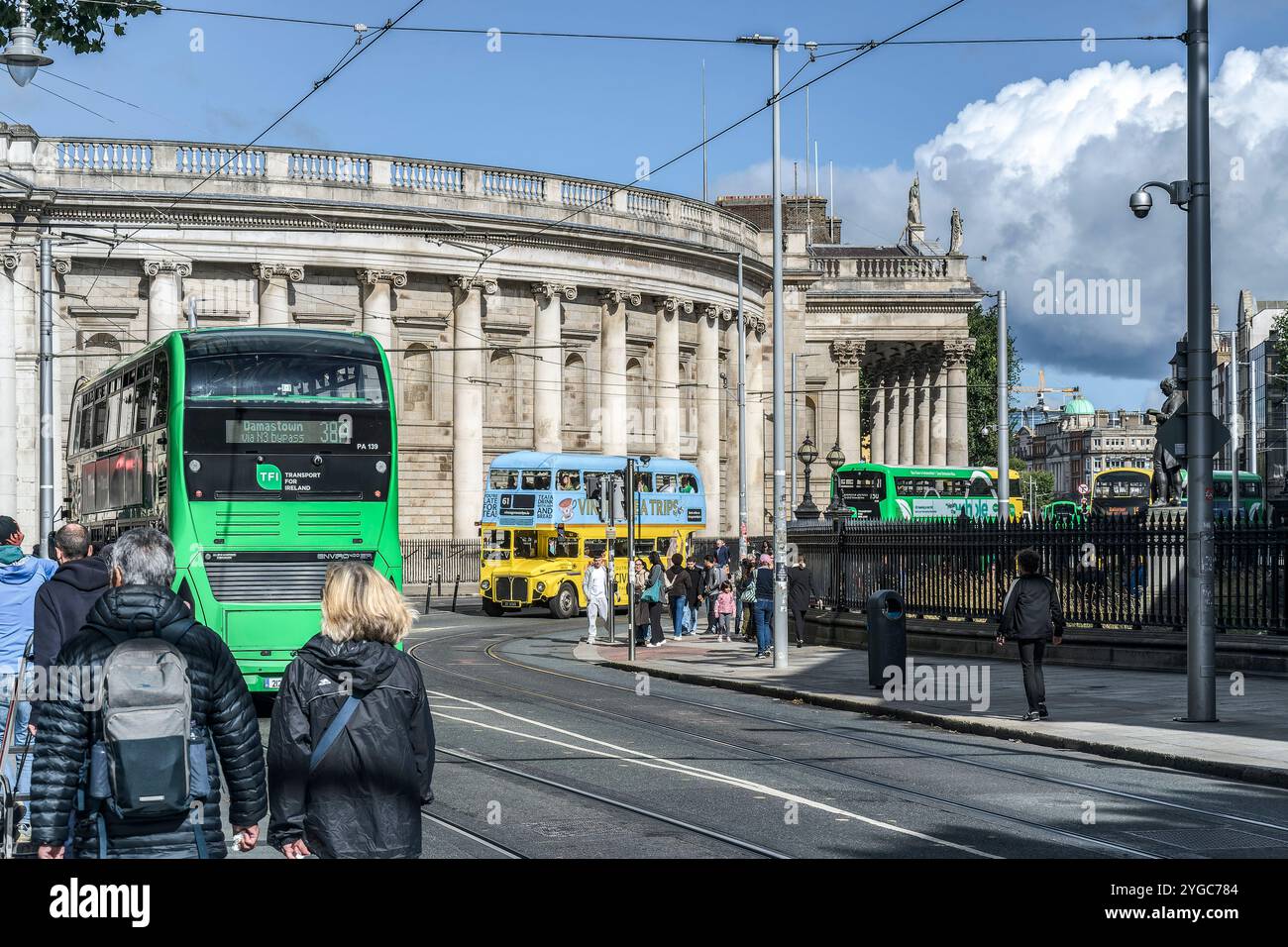 College Street. Dublin. Irland. Stockfoto