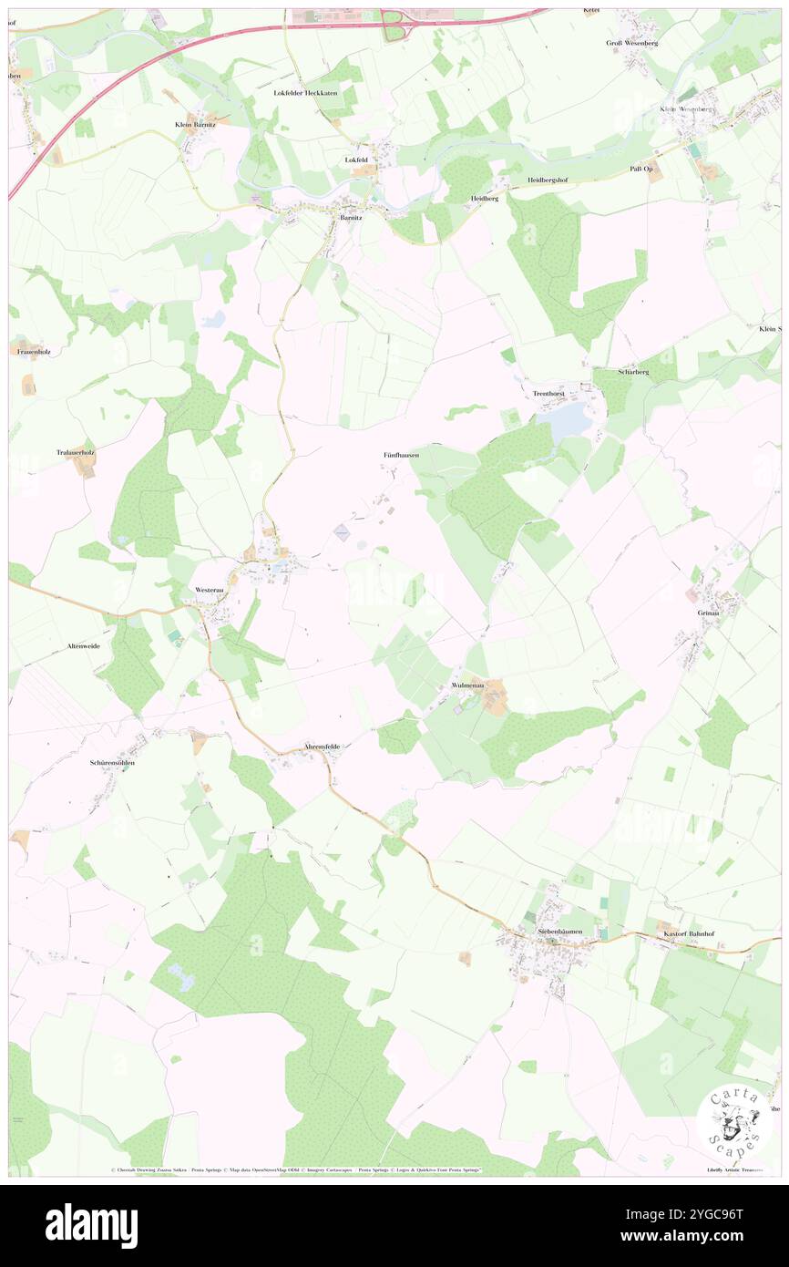 Westerau, DE, Deutschland, Schleswig-Holstein, N 54 8' 59'', N 9 16' 59''', Karte, Karte, Kartenausgabe 2024. Erkunden Sie Cartascapes, eine Karte, die die vielfältigen Landschaften, Kulturen und Ökosysteme der Erde enthüllt. Reisen Sie durch Zeit und Raum und entdecken Sie die Verflechtungen der Vergangenheit, Gegenwart und Zukunft unseres Planeten. Stockfoto