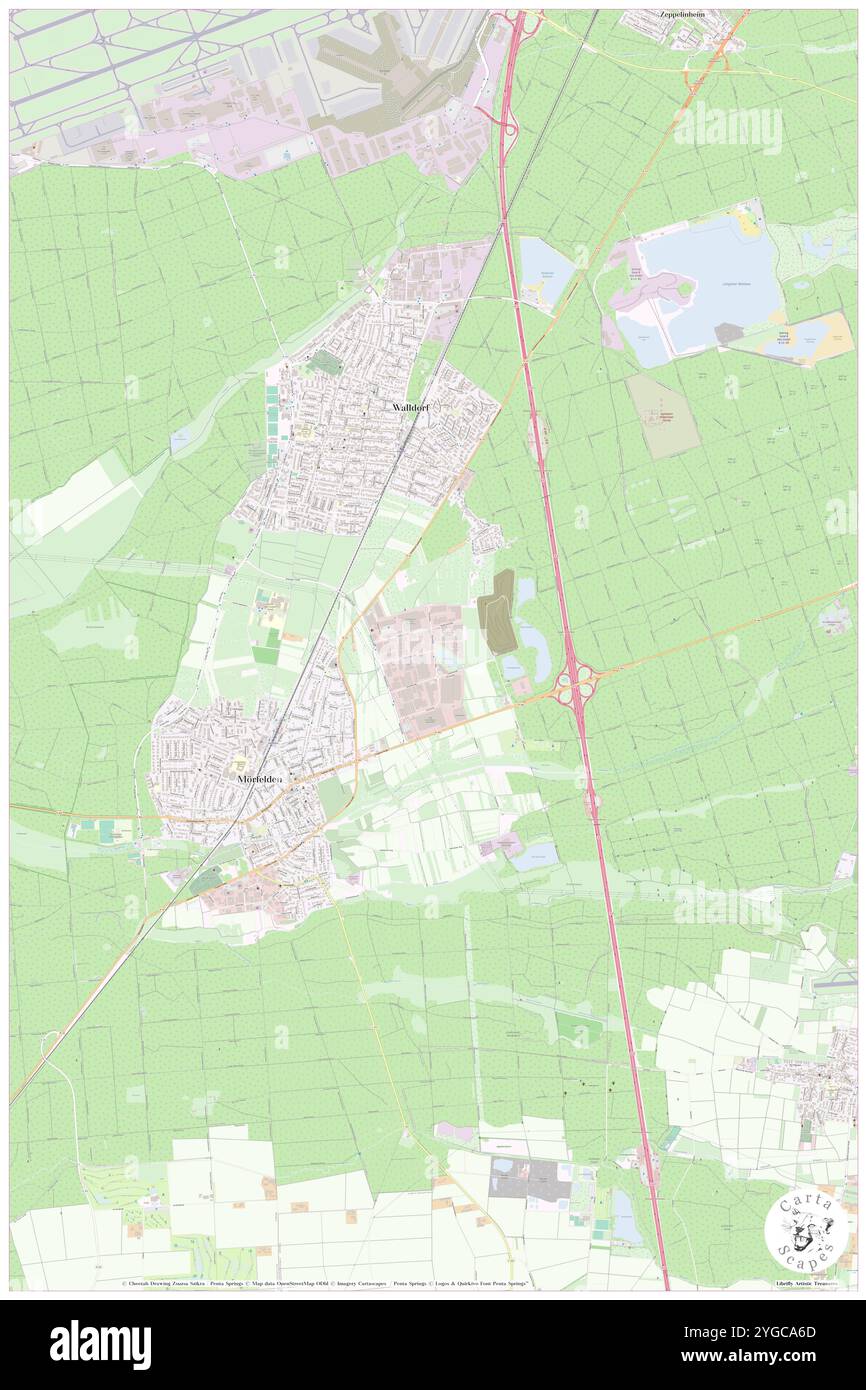 NH Frankfurt Moerfelden, Regierungsbezirk Darmstadt, DE, Deutschland, Hessen, n 49 59' 9'', N 8 35' 4'', Karte, Cartascapes Map, veröffentlicht 2024. Erkunden Sie Cartascapes, eine Karte, die die vielfältigen Landschaften, Kulturen und Ökosysteme der Erde enthüllt. Reisen Sie durch Zeit und Raum und entdecken Sie die Verflechtungen der Vergangenheit, Gegenwart und Zukunft unseres Planeten. Stockfoto