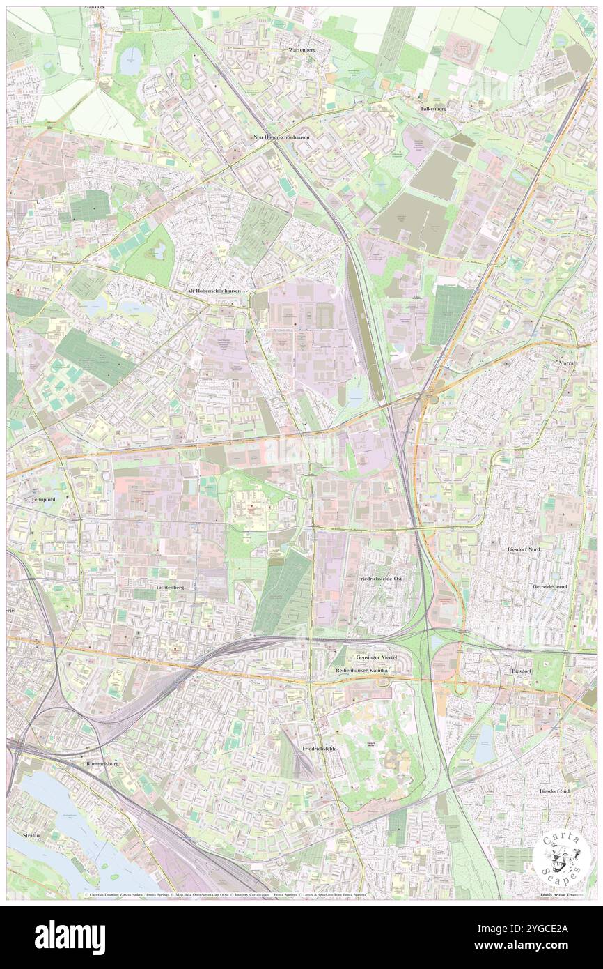 Comfort Lichtenberg Early Booker, DE, Deutschland, Berlin, N 52 32' 0'', N 13 31' 3''', Karte, Cartascapes Map, veröffentlicht 2024. Erkunden Sie Cartascapes, eine Karte, die die vielfältigen Landschaften, Kulturen und Ökosysteme der Erde enthüllt. Reisen Sie durch Zeit und Raum und entdecken Sie die Verflechtungen der Vergangenheit, Gegenwart und Zukunft unseres Planeten. Stockfoto