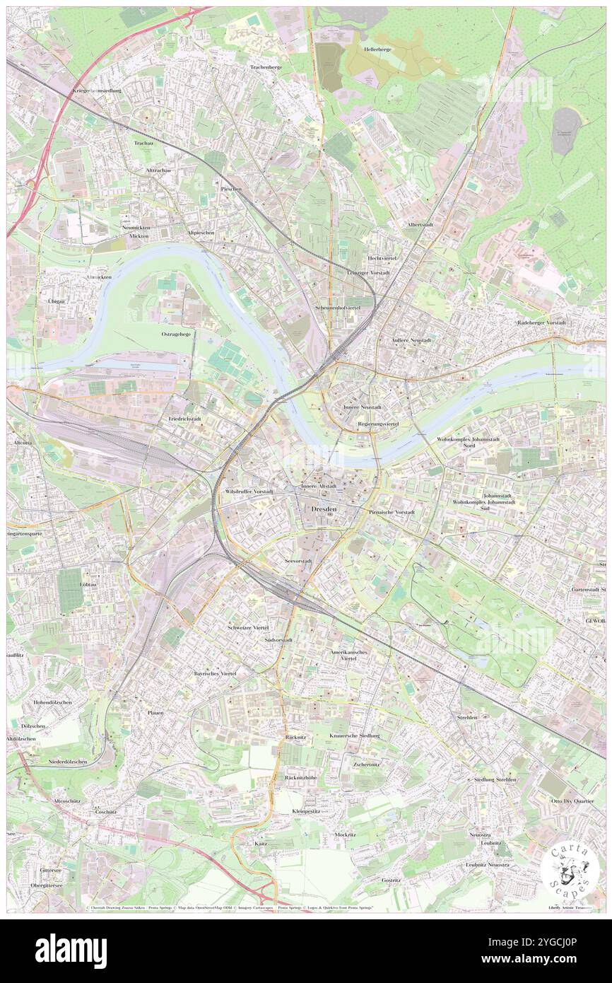 Semperoper, DE, Deutschland, Sachsen, N 51 3' 16''', N 13 44' 6''', Karte, Cartascapes Map, veröffentlicht 2024. Erkunden Sie Cartascapes, eine Karte, die die vielfältigen Landschaften, Kulturen und Ökosysteme der Erde enthüllt. Reisen Sie durch Zeit und Raum und entdecken Sie die Verflechtungen der Vergangenheit, Gegenwart und Zukunft unseres Planeten. Stockfoto