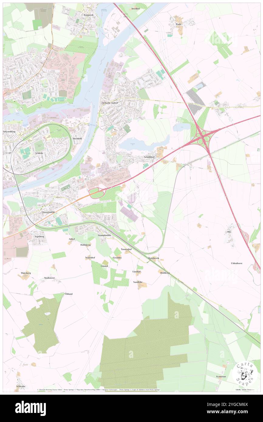 Umspannwerk Osterroenfeld, DE, Deutschland, Schleswig-Holstein, N 54 17' 29'', N 9 43' 36''', Karte, Kartenausgabe 2024. Erkunden Sie Cartascapes, eine Karte, die die vielfältigen Landschaften, Kulturen und Ökosysteme der Erde enthüllt. Reisen Sie durch Zeit und Raum und entdecken Sie die Verflechtungen der Vergangenheit, Gegenwart und Zukunft unseres Planeten. Stockfoto