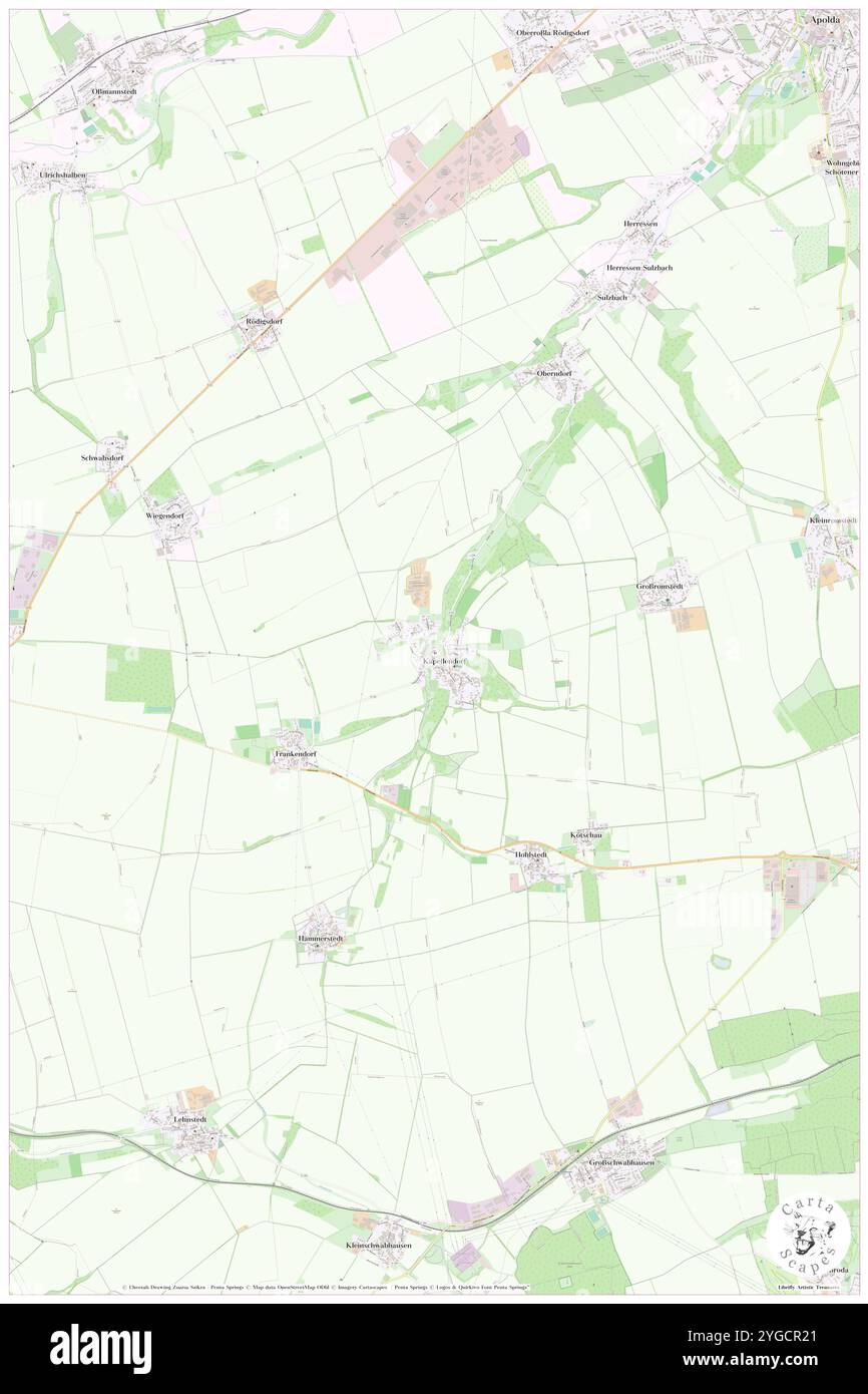 Wasserburg Kapellendorf, DE, Deutschland, Thüringen, N 50 58' 32''', N 11 28' 0''', Karte, Cartascapes Map veröffentlicht 2024. Erkunden Sie Cartascapes, eine Karte, die die vielfältigen Landschaften, Kulturen und Ökosysteme der Erde enthüllt. Reisen Sie durch Zeit und Raum und entdecken Sie die Verflechtungen der Vergangenheit, Gegenwart und Zukunft unseres Planeten. Stockfoto