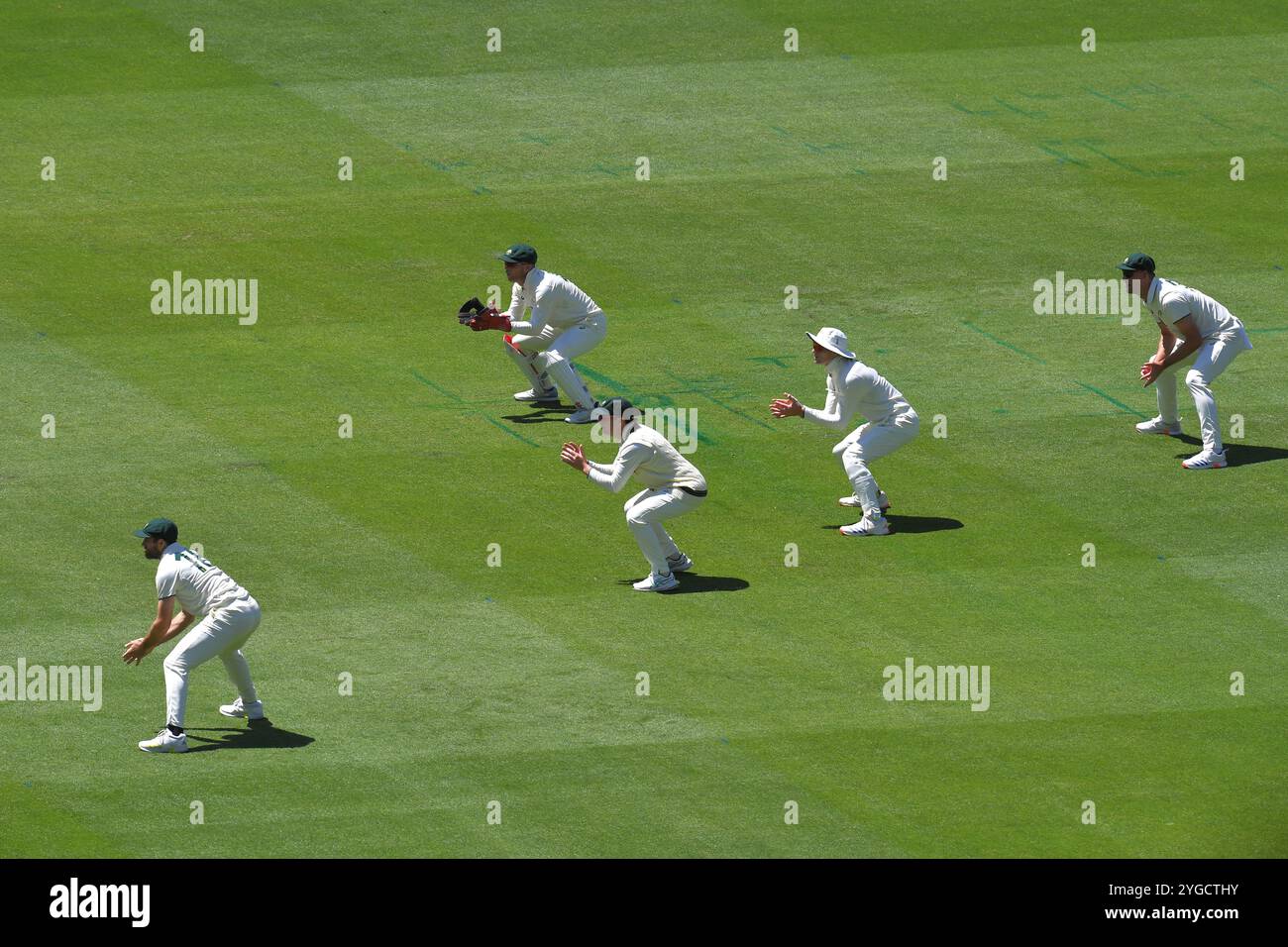 MELBOURNE AUSTRALIEN. November 2024. Australien gegen Indien 2. Test auf dem Melbourne Cricket Ground, Melbourne, Australien am 7. November 2024. Quelle: Karl Phillipson / Alamy Live News Stockfoto