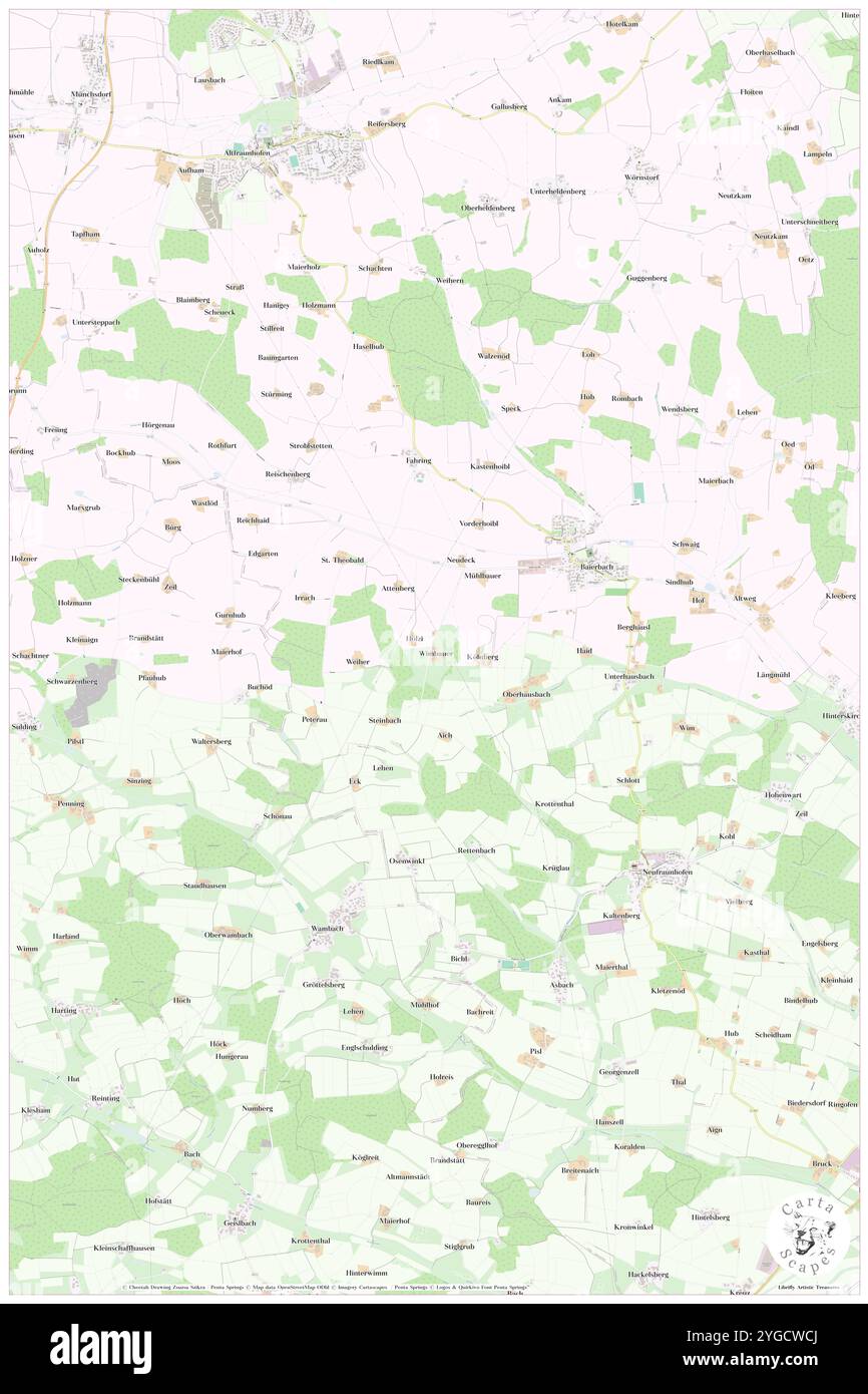 Kolnberg, Niederbayern, DE, Deutschland, Bayern, n 48 24' 33''', N 12 11' 18''', Karte, Cartascapes Map, veröffentlicht 2024. Erkunden Sie Cartascapes, eine Karte, die die vielfältigen Landschaften, Kulturen und Ökosysteme der Erde enthüllt. Reisen Sie durch Zeit und Raum und entdecken Sie die Verflechtungen der Vergangenheit, Gegenwart und Zukunft unseres Planeten. Stockfoto