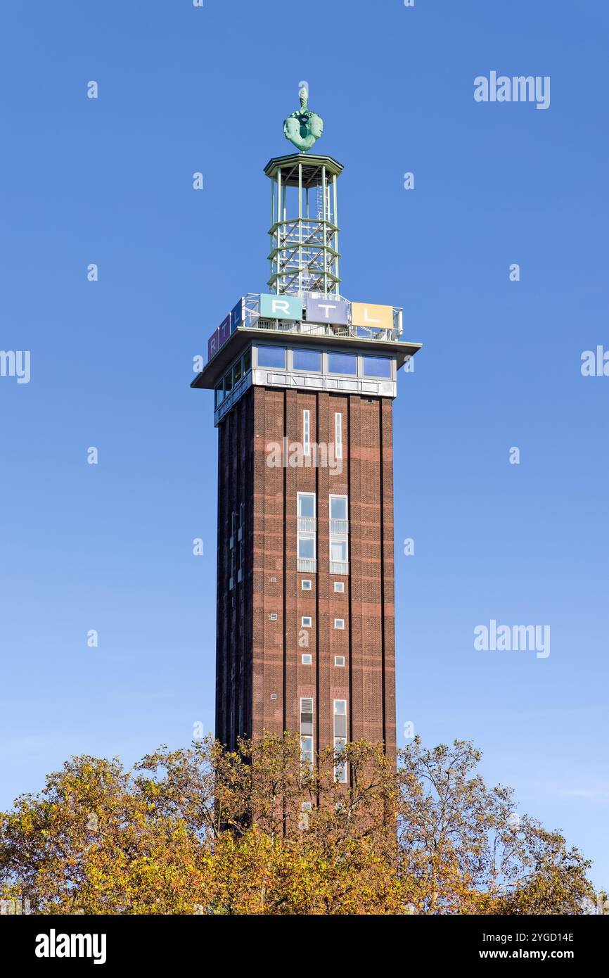 RTL Deutschland, RTL Deutschland in Köln, Deutschland. Fernsehzentrum des deutschen Medienunternehmens RTL Deutschland. Stockfoto