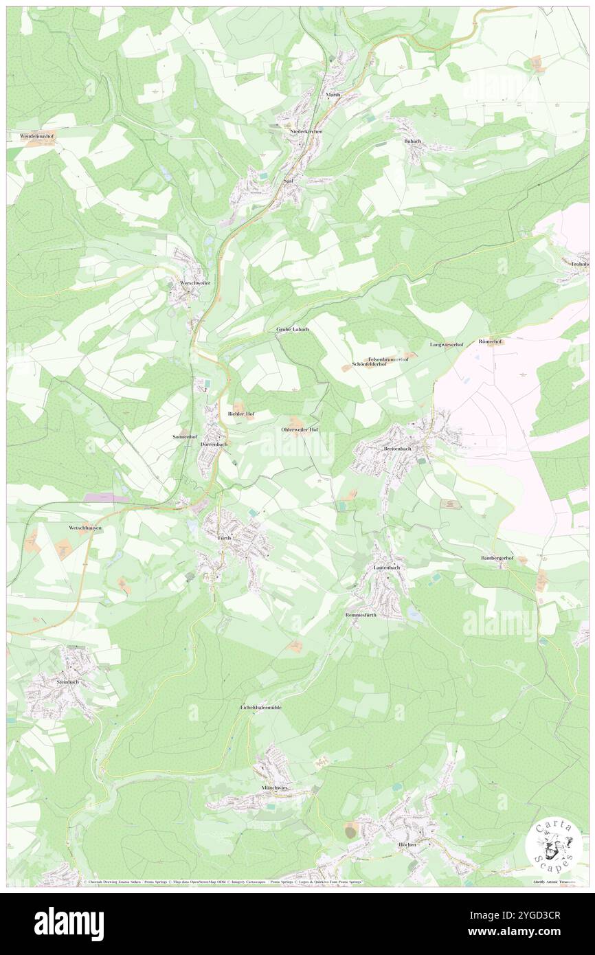 Pfalzberg, DE, Deutschland, Saarland, N 49 25' 59''', N 7 15' 0''', Karte, Cartascapes Map veröffentlicht 2024. Erkunden Sie Cartascapes, eine Karte, die die vielfältigen Landschaften, Kulturen und Ökosysteme der Erde enthüllt. Reisen Sie durch Zeit und Raum und entdecken Sie die Verflechtungen der Vergangenheit, Gegenwart und Zukunft unseres Planeten. Stockfoto