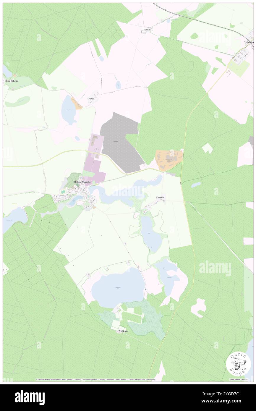 Orthsee, DE, Deutschland, Mecklenburg-Vorpommern, N 53 36' 38''', N 12 26' 41''', Karte, Karte, Kartenausgabe 2024. Erkunden Sie Cartascapes, eine Karte, die die vielfältigen Landschaften, Kulturen und Ökosysteme der Erde enthüllt. Reisen Sie durch Zeit und Raum und entdecken Sie die Verflechtungen der Vergangenheit, Gegenwart und Zukunft unseres Planeten. Stockfoto