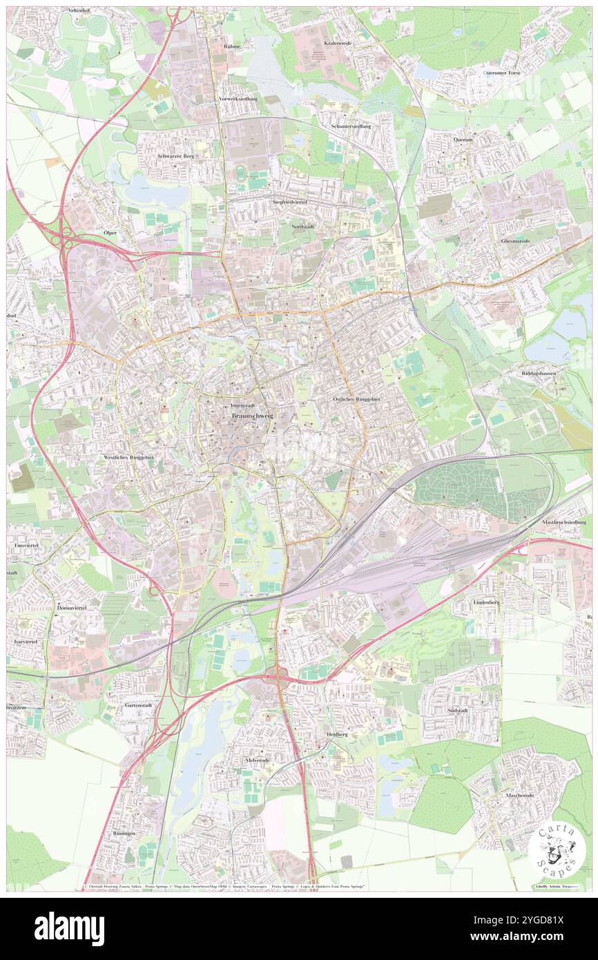 Stadt Braunschweig, Staedtisches Museum, Deutschland, Niedersachsen, n 52 15' 40''', N 10 31' 54''', Karte, Cartascapes Map, veröffentlicht 2024. Erkunden Sie Cartascapes, eine Karte, die die vielfältigen Landschaften, Kulturen und Ökosysteme der Erde enthüllt. Reisen Sie durch Zeit und Raum und entdecken Sie die Verflechtungen der Vergangenheit, Gegenwart und Zukunft unseres Planeten. Stockfoto