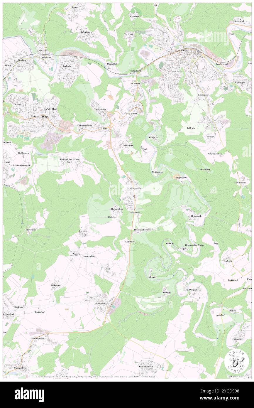 Bruchertseifen, Deutschland, Rheinland-Pfalz, N 50 45' 0'', N 7 43' 0''', Karte, Cartascapes Map, veröffentlicht 2024. Erkunden Sie Cartascapes, eine Karte, die die vielfältigen Landschaften, Kulturen und Ökosysteme der Erde enthüllt. Reisen Sie durch Zeit und Raum und entdecken Sie die Verflechtungen der Vergangenheit, Gegenwart und Zukunft unseres Planeten. Stockfoto