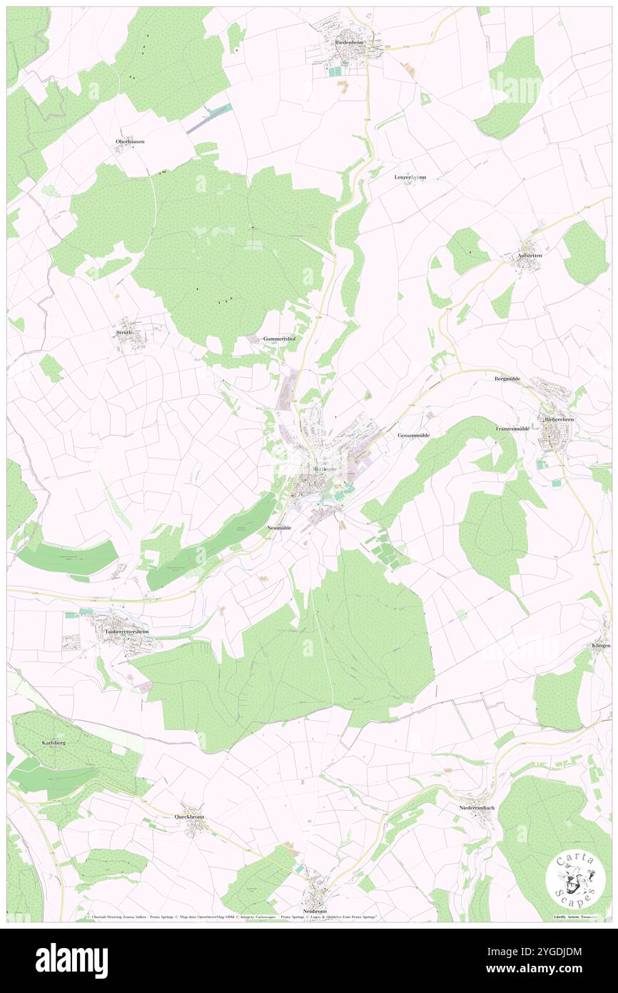 Schneckenturm, Regierungsbezirk Unterfranken, DE, Deutschland, Bayern, n 49 30' 42''', N 9 58' 6'', Karte, Cartascapes Map, veröffentlicht 2024. Erkunden Sie Cartascapes, eine Karte, die die vielfältigen Landschaften, Kulturen und Ökosysteme der Erde enthüllt. Reisen Sie durch Zeit und Raum und entdecken Sie die Verflechtungen der Vergangenheit, Gegenwart und Zukunft unseres Planeten. Stockfoto