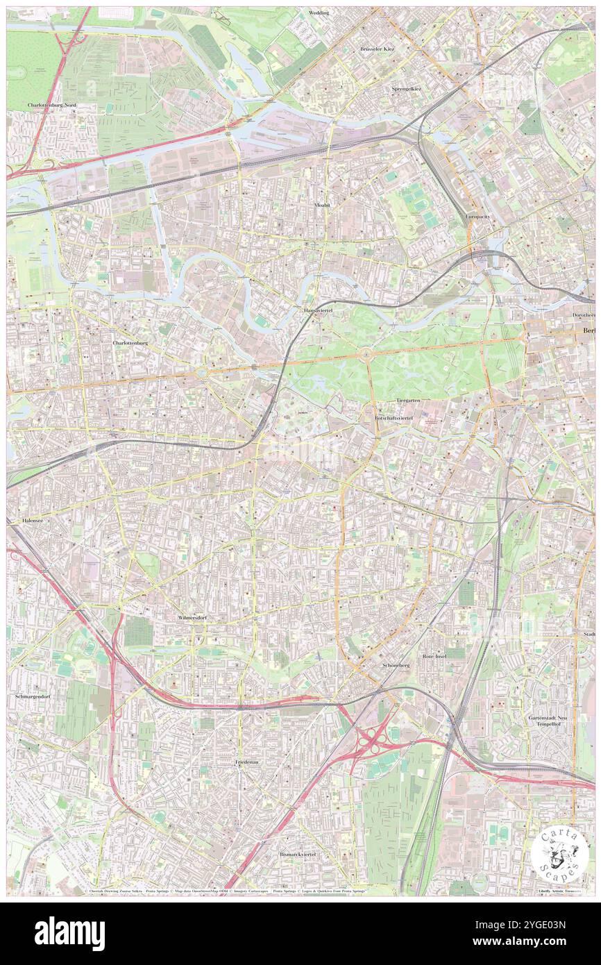 Europa-Center, DE, Deutschland, Berlin, N 52 30' 15''', N 13 20' 20''', Karte, Cartascapes Map, veröffentlicht 2024. Erkunden Sie Cartascapes, eine Karte, die die vielfältigen Landschaften, Kulturen und Ökosysteme der Erde enthüllt. Reisen Sie durch Zeit und Raum und entdecken Sie die Verflechtungen der Vergangenheit, Gegenwart und Zukunft unseres Planeten. Stockfoto