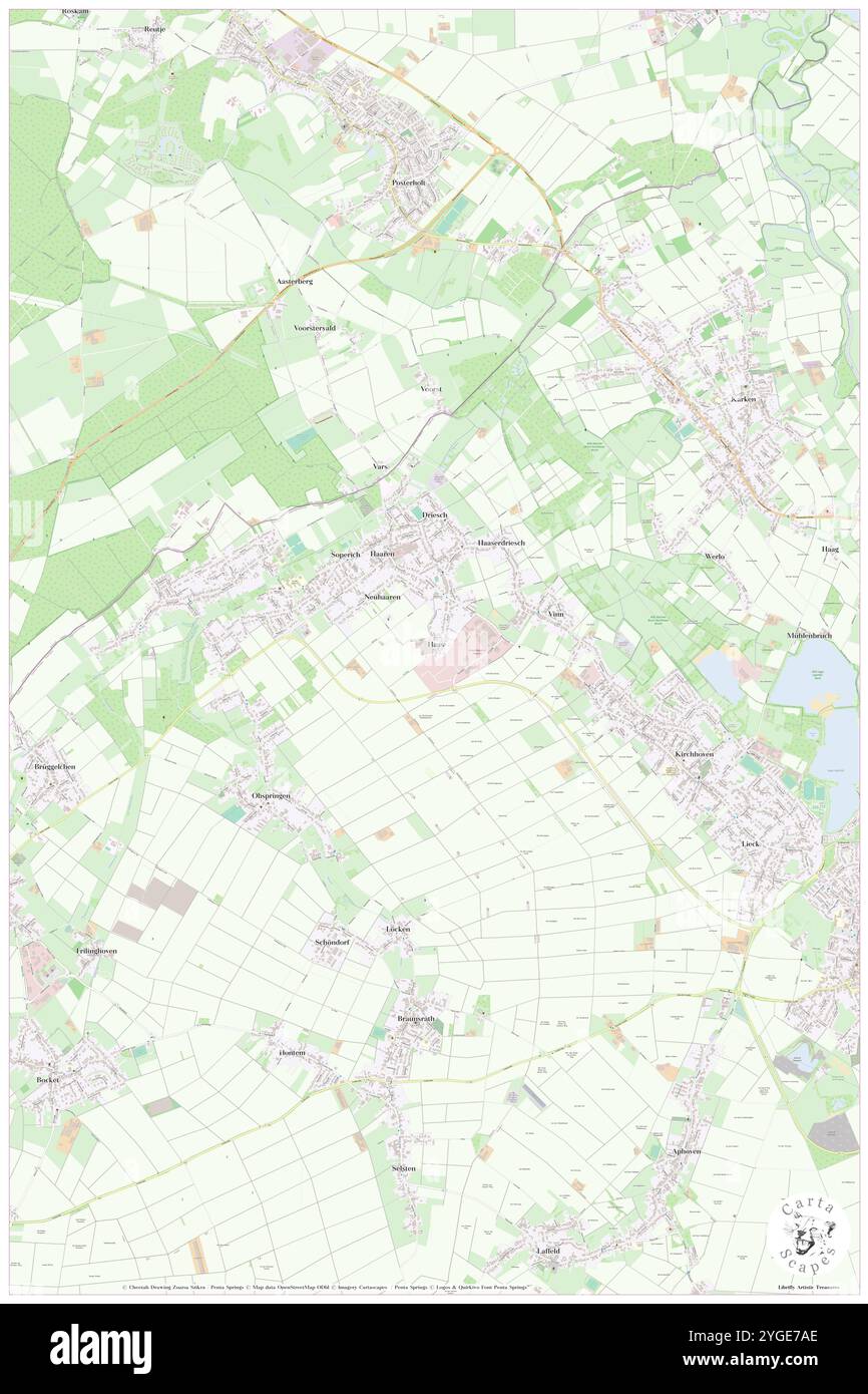 Haas, Regierungsbezirk Köln, DE, Deutschland, Nordrhein-Westfalen, n 51 5' 0''', N 6 2' 32'', Karte, Cartascapes Map, veröffentlicht 2024. Erkunden Sie Cartascapes, eine Karte, die die vielfältigen Landschaften, Kulturen und Ökosysteme der Erde enthüllt. Reisen Sie durch Zeit und Raum und entdecken Sie die Verflechtungen der Vergangenheit, Gegenwart und Zukunft unseres Planeten. Stockfoto