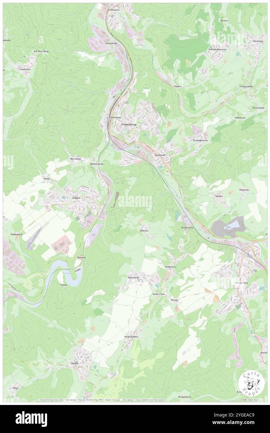 Dumberg, Regierungsbezirk Arnsberg, DE, Deutschland, Nordrhein-Westfalen, n 51 9' 15''', N 7 58' 29'', Karte, Cartascapes Map, veröffentlicht 2024. Erkunden Sie Cartascapes, eine Karte, die die vielfältigen Landschaften, Kulturen und Ökosysteme der Erde enthüllt. Reisen Sie durch Zeit und Raum und entdecken Sie die Verflechtungen der Vergangenheit, Gegenwart und Zukunft unseres Planeten. Stockfoto