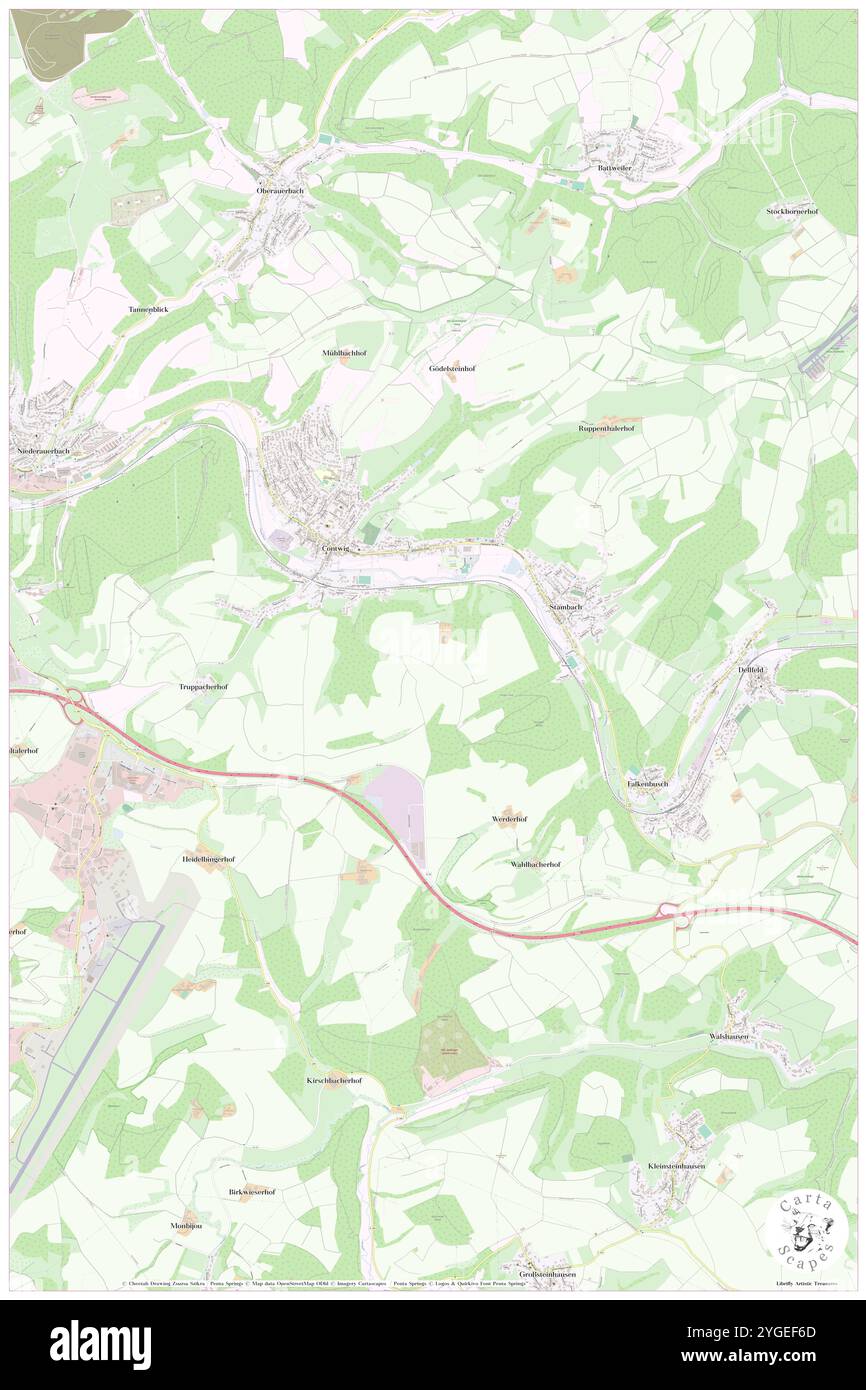 Contwig, DE, Deutschland, Rheinland-Pfalz, N 49 14' 43''', N 7 25' 40''', Karte, Karte, Kartenausgabe 2024. Erkunden Sie Cartascapes, eine Karte, die die vielfältigen Landschaften, Kulturen und Ökosysteme der Erde enthüllt. Reisen Sie durch Zeit und Raum und entdecken Sie die Verflechtungen der Vergangenheit, Gegenwart und Zukunft unseres Planeten. Stockfoto