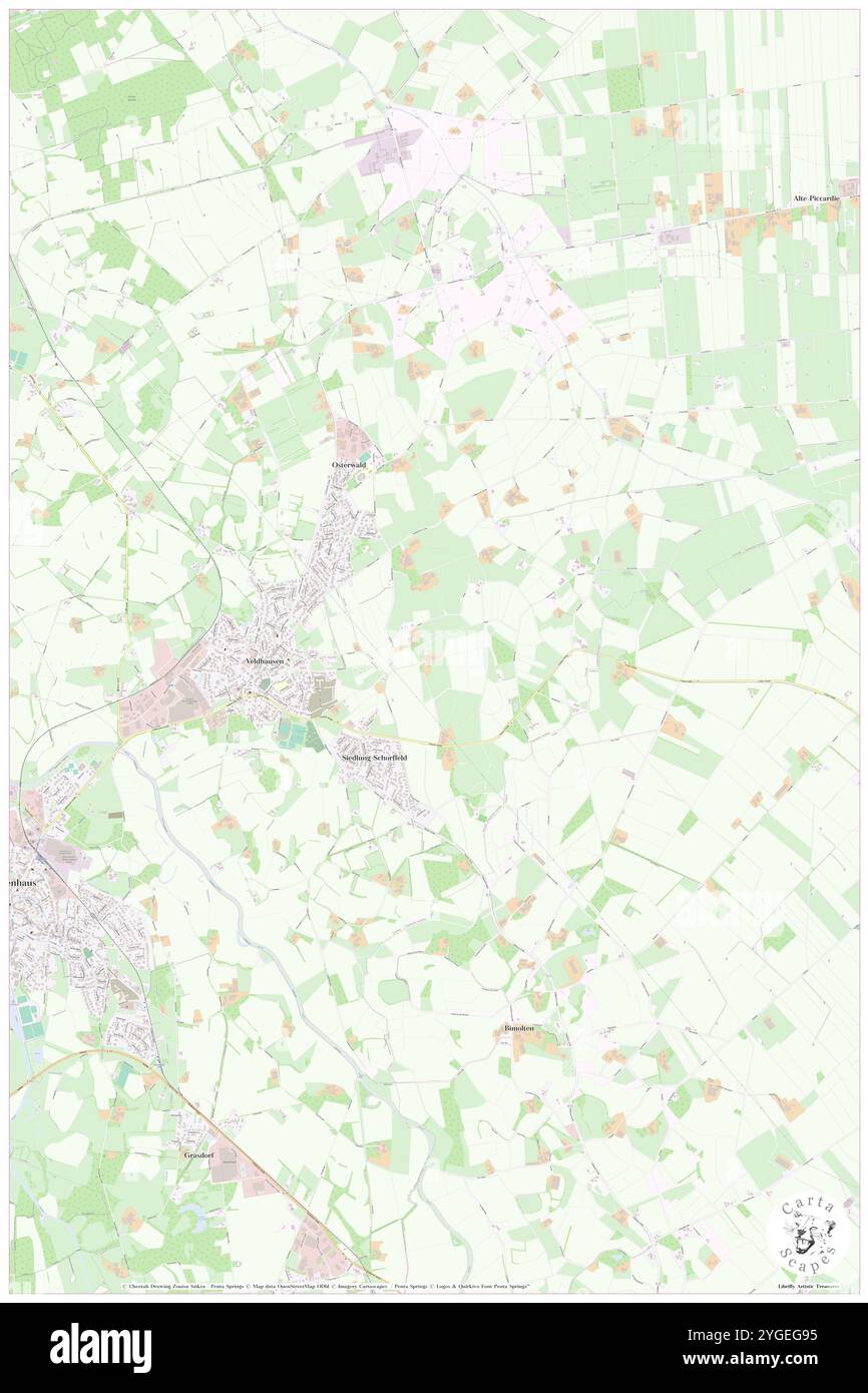 Roeper, DE, Deutschland, Niedersachsen, N 52 31' 0'', N 7 1' 0''', Karte, Cartascapes Map, veröffentlicht 2024. Erkunden Sie Cartascapes, eine Karte, die die vielfältigen Landschaften, Kulturen und Ökosysteme der Erde enthüllt. Reisen Sie durch Zeit und Raum und entdecken Sie die Verflechtungen der Vergangenheit, Gegenwart und Zukunft unseres Planeten. Stockfoto