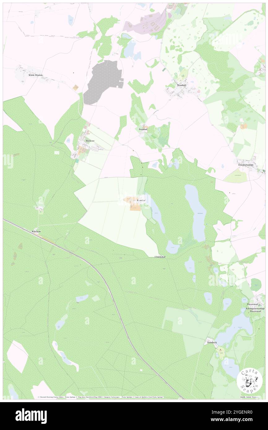 Bornhof, DE, Deutschland, Mecklenburg-Vorpommern, N 53 28' 38''', N 12 54' 31''', Karte, Karte, Karte veröffentlicht 2024. Erkunden Sie Cartascapes, eine Karte, die die vielfältigen Landschaften, Kulturen und Ökosysteme der Erde enthüllt. Reisen Sie durch Zeit und Raum und entdecken Sie die Verflechtungen der Vergangenheit, Gegenwart und Zukunft unseres Planeten. Stockfoto