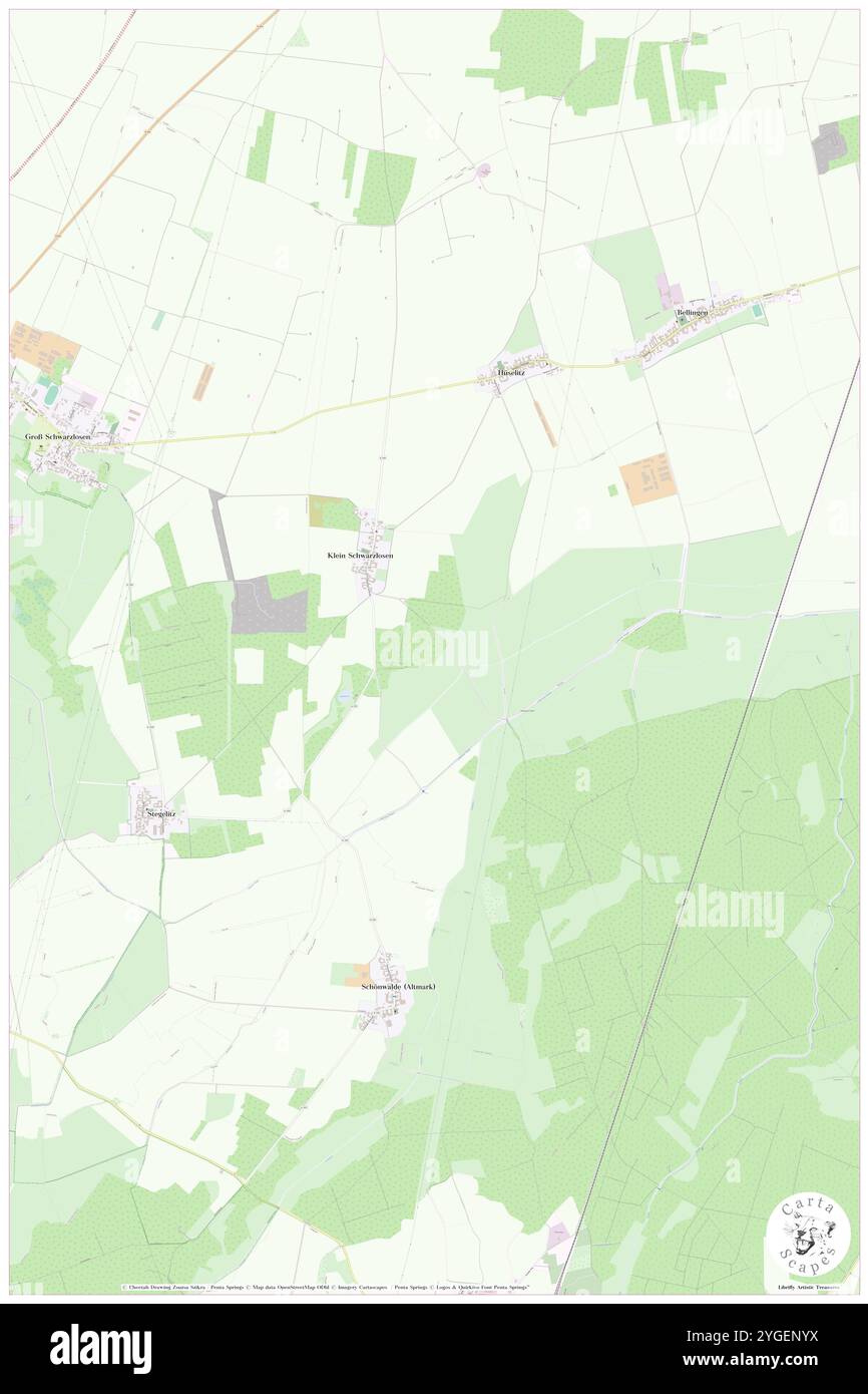 Hueselitz, DE, Deutschland, Sachsen-Anhalt, N 52 30' 32''', N 11 48' 30''', Karte, Cartascapes Map veröffentlicht 2024. Erkunden Sie Cartascapes, eine Karte, die die vielfältigen Landschaften, Kulturen und Ökosysteme der Erde enthüllt. Reisen Sie durch Zeit und Raum und entdecken Sie die Verflechtungen der Vergangenheit, Gegenwart und Zukunft unseres Planeten. Stockfoto