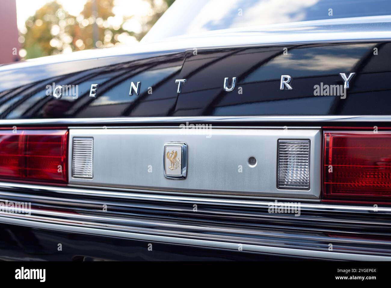 Kofferraum von Toyota Century II, Oldtimer, limousin für den Kaiser Stockfoto