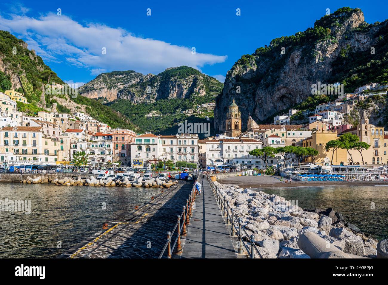 Amalfi, Kampanien, Italien Stockfoto