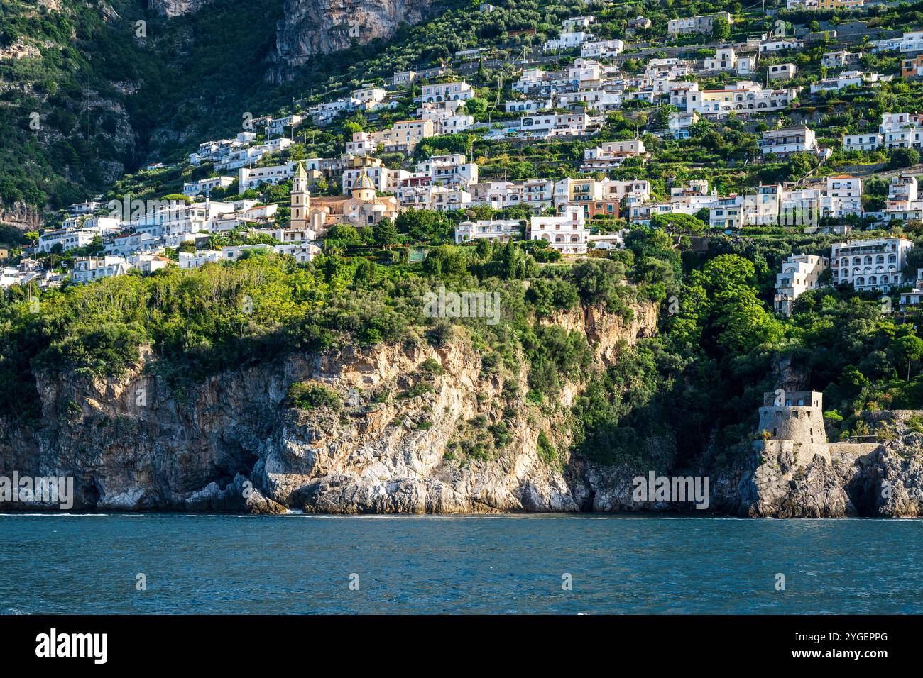 Praiano, Kampanien, Italien Stockfoto