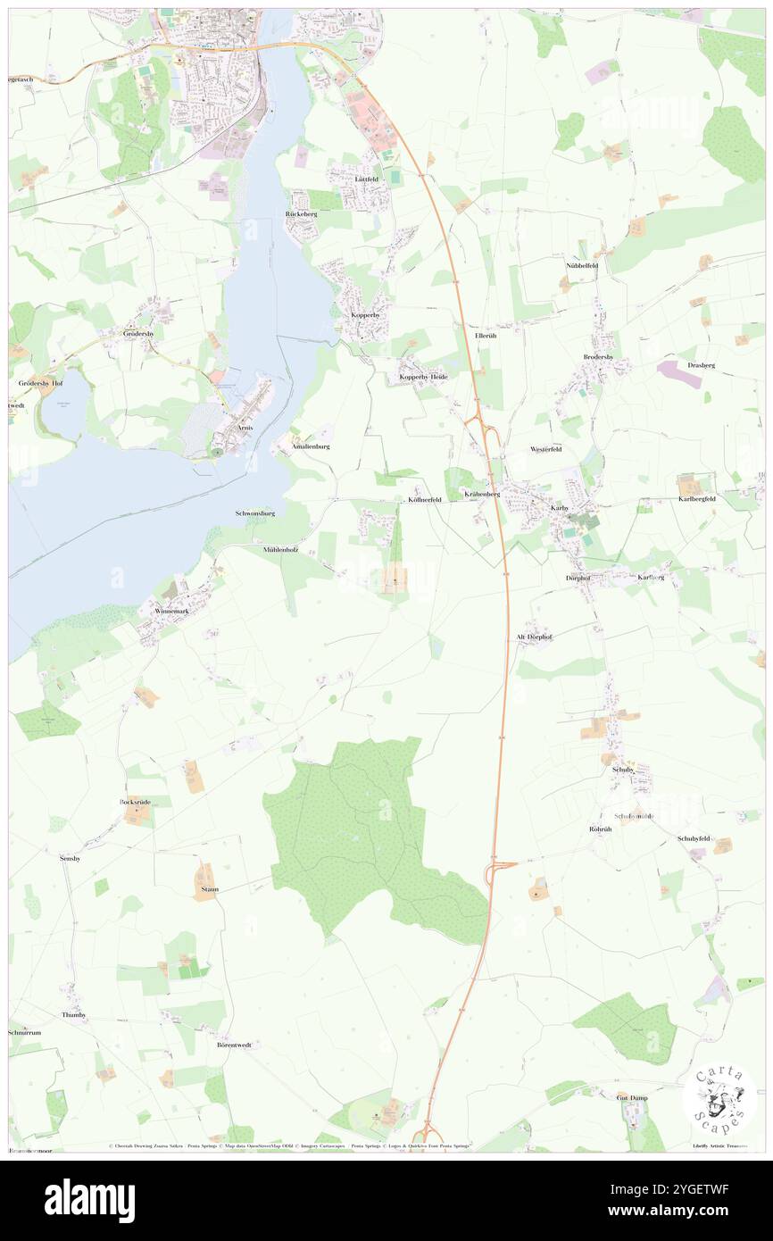 Karlberg, DE, Deutschland, Schleswig-Holstein, N 54 37' 5''', N 9 57' 5''', Karte, Cartascapes Map veröffentlicht 2024. Erkunden Sie Cartascapes, eine Karte, die die vielfältigen Landschaften, Kulturen und Ökosysteme der Erde enthüllt. Reisen Sie durch Zeit und Raum und entdecken Sie die Verflechtungen der Vergangenheit, Gegenwart und Zukunft unseres Planeten. Stockfoto