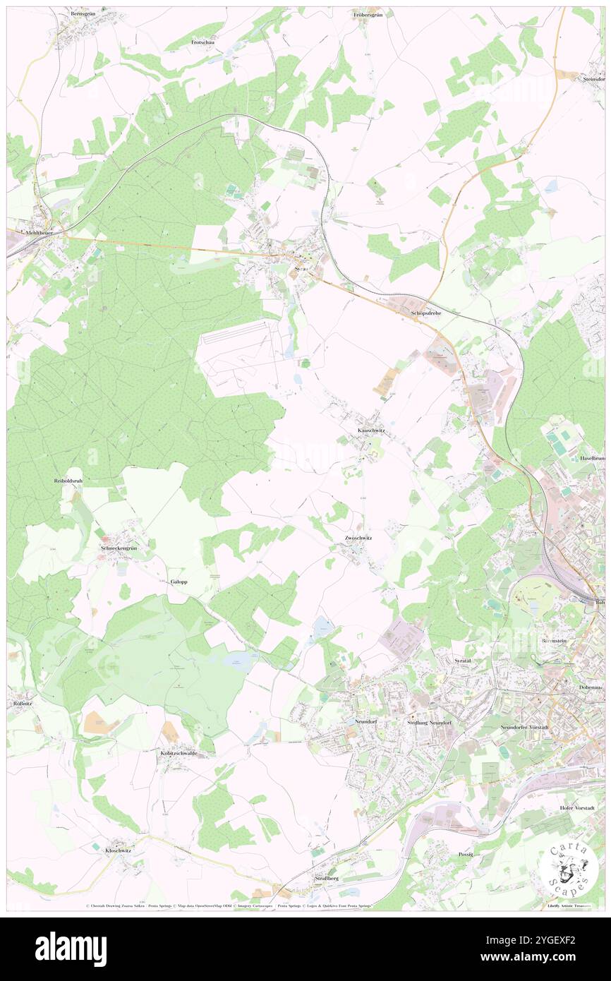 Duerrgut, DE, Deutschland, Sachsen, N 50 31' 15''', N 12 4' 55''', Karte, Cartascapes Map, veröffentlicht 2024. Erkunden Sie Cartascapes, eine Karte, die die vielfältigen Landschaften, Kulturen und Ökosysteme der Erde enthüllt. Reisen Sie durch Zeit und Raum und entdecken Sie die Verflechtungen der Vergangenheit, Gegenwart und Zukunft unseres Planeten. Stockfoto