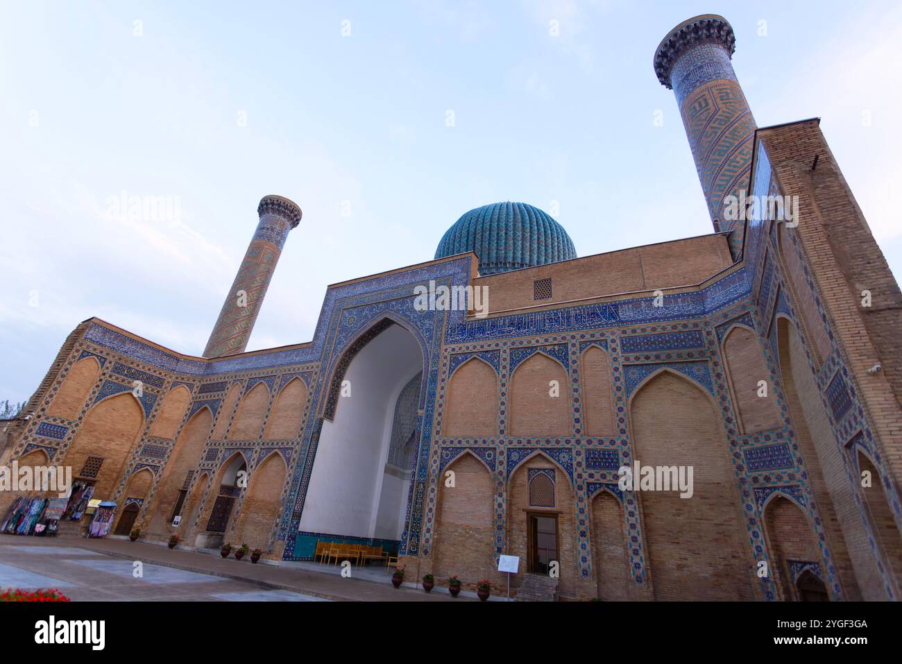 Samarkand, Usbekistan 2. Oktober 2024: Guri Amir ist ein Mausoleum des turkomongolischen Eroberers Timur in Samarkand Stockfoto