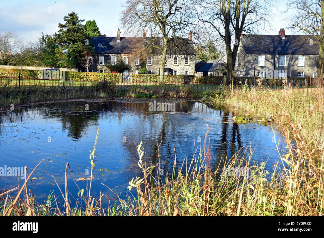 Gracehill, eine mährische Siedlung aus dem 18. Jahrhundert in der Nähe von Ballymena, ist das erste UNESCO-Weltkulturerbe Nordirlands. Stockfoto