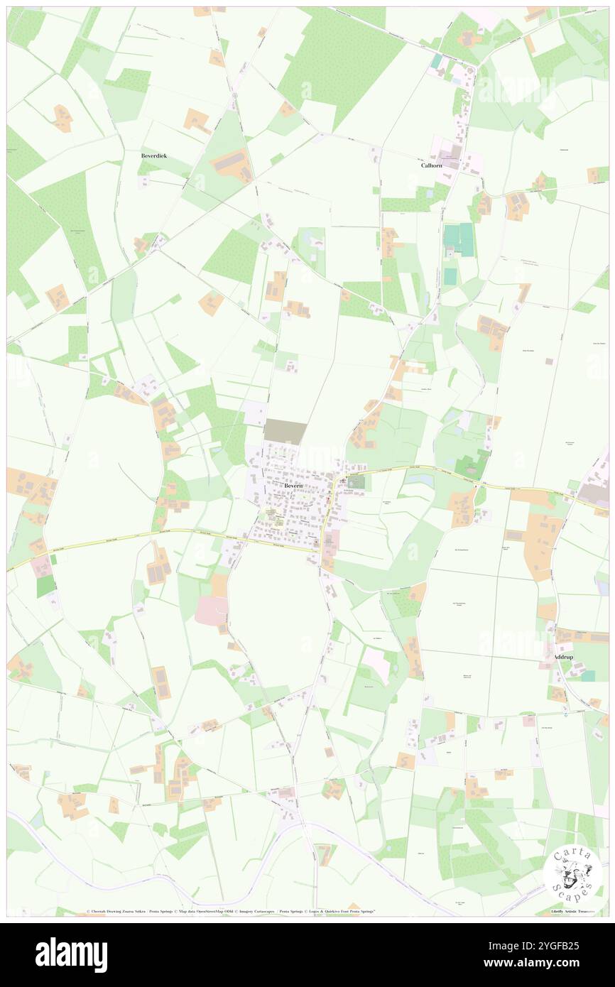 Bevern, DE, Deutschland, Niedersachsen, N 51 51' 29''', N 9 29' 38''', Karte, Cartascapes Map veröffentlicht 2024. Erkunden Sie Cartascapes, eine Karte, die die vielfältigen Landschaften, Kulturen und Ökosysteme der Erde enthüllt. Reisen Sie durch Zeit und Raum und entdecken Sie die Verflechtungen der Vergangenheit, Gegenwart und Zukunft unseres Planeten. Stockfoto