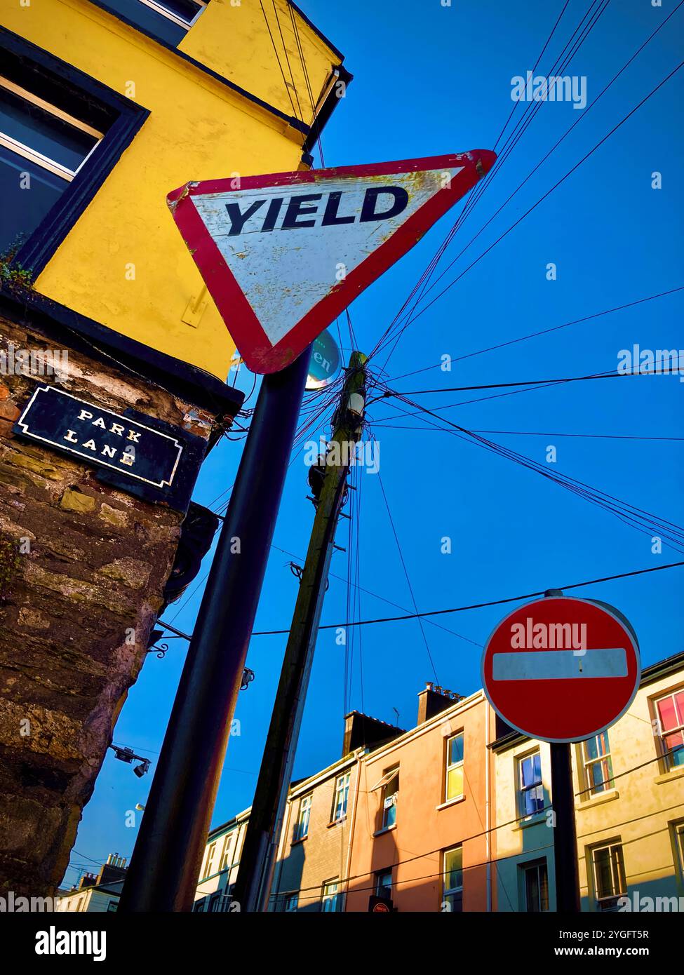 Park Lane Street in Cobh, County Cork, Irland Stockfoto