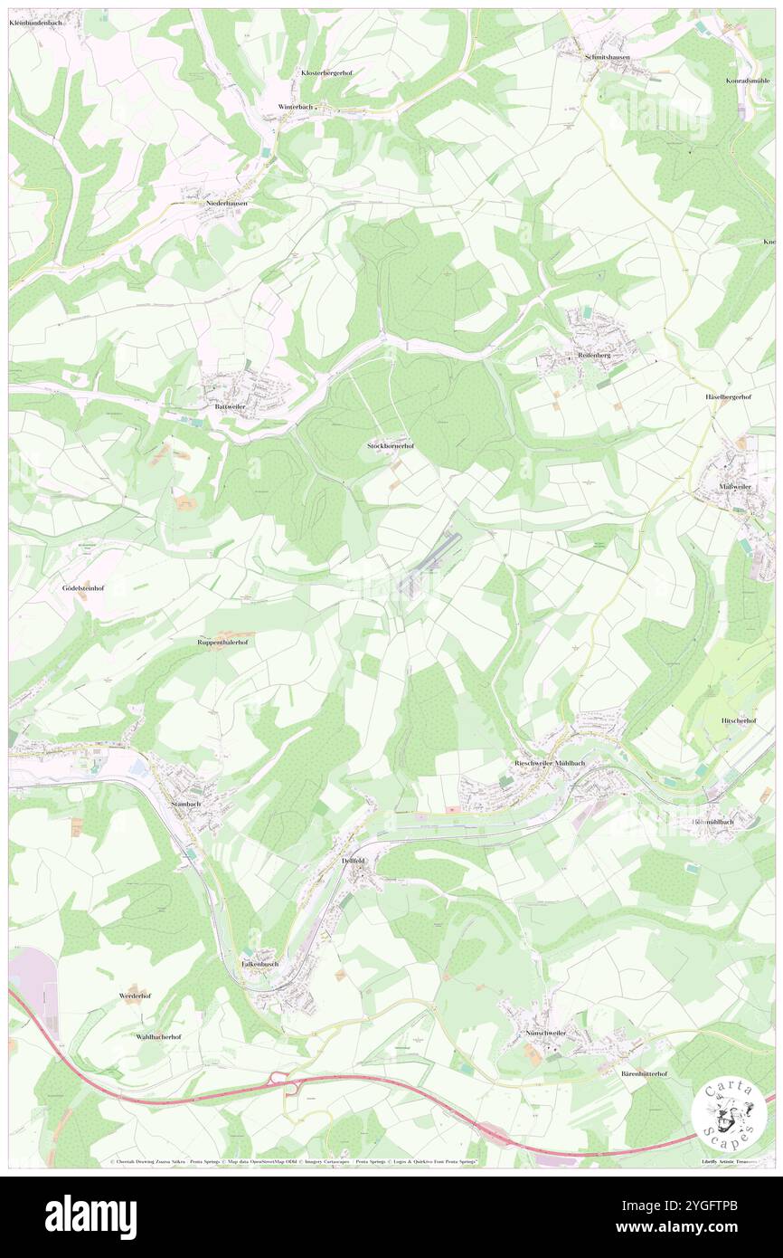 Westrich, Deutschland, N 49 15' 43'', N 7 29' 1'', Karte, Cartascapes Map, veröffentlicht 2024. Erkunden Sie Cartascapes, eine Karte, die die vielfältigen Landschaften, Kulturen und Ökosysteme der Erde enthüllt. Reisen Sie durch Zeit und Raum und entdecken Sie die Verflechtungen der Vergangenheit, Gegenwart und Zukunft unseres Planeten. Stockfoto