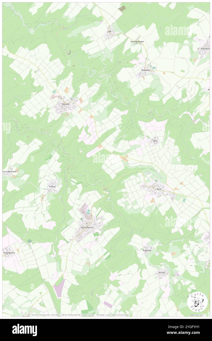 Kolm, DE, Deutschland, Rheinland-Pfalz, N 50 5' 8''', N 7 21' 50''', Karte, Cartascapes Map veröffentlicht 2024. Erkunden Sie Cartascapes, eine Karte, die die vielfältigen Landschaften, Kulturen und Ökosysteme der Erde enthüllt. Reisen Sie durch Zeit und Raum und entdecken Sie die Verflechtungen der Vergangenheit, Gegenwart und Zukunft unseres Planeten. Stockfoto