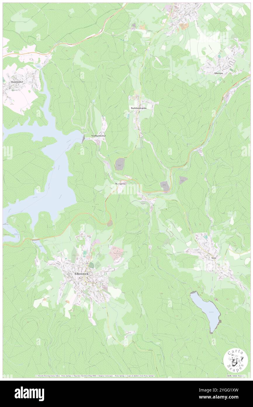 Hammergut, DE, Deutschland, Sachsen, N 50 31' 0'', N 12 37' 0''', Karte, Cartascapes Map, veröffentlicht 2024. Erkunden Sie Cartascapes, eine Karte, die die vielfältigen Landschaften, Kulturen und Ökosysteme der Erde enthüllt. Reisen Sie durch Zeit und Raum und entdecken Sie die Verflechtungen der Vergangenheit, Gegenwart und Zukunft unseres Planeten. Stockfoto