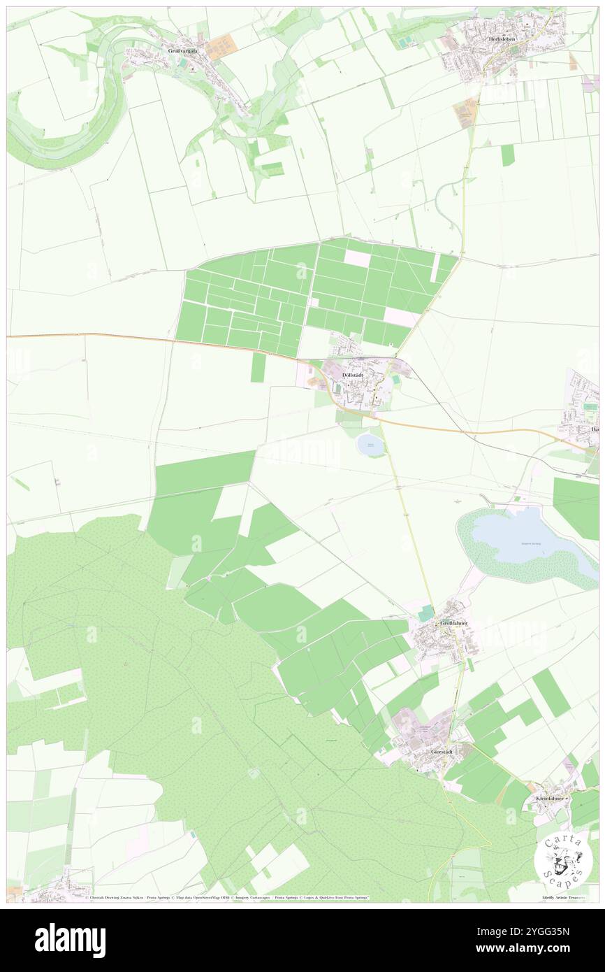 Doellstaedt, DE, Deutschland, Thüringen, N 51 4' 59''', N 10 49' 0''', Karte, Cartascapes Map veröffentlicht 2024. Erkunden Sie Cartascapes, eine Karte, die die vielfältigen Landschaften, Kulturen und Ökosysteme der Erde enthüllt. Reisen Sie durch Zeit und Raum und entdecken Sie die Verflechtungen der Vergangenheit, Gegenwart und Zukunft unseres Planeten. Stockfoto