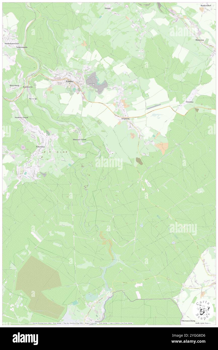 Vogeltoffelfelsen, DE, Deutschland, Sachsen, N 50 37' 59''', N 13 15' 0''', Karte, Cartascapes Map, veröffentlicht 2024. Erkunden Sie Cartascapes, eine Karte, die die vielfältigen Landschaften, Kulturen und Ökosysteme der Erde enthüllt. Reisen Sie durch Zeit und Raum und entdecken Sie die Verflechtungen der Vergangenheit, Gegenwart und Zukunft unseres Planeten. Stockfoto