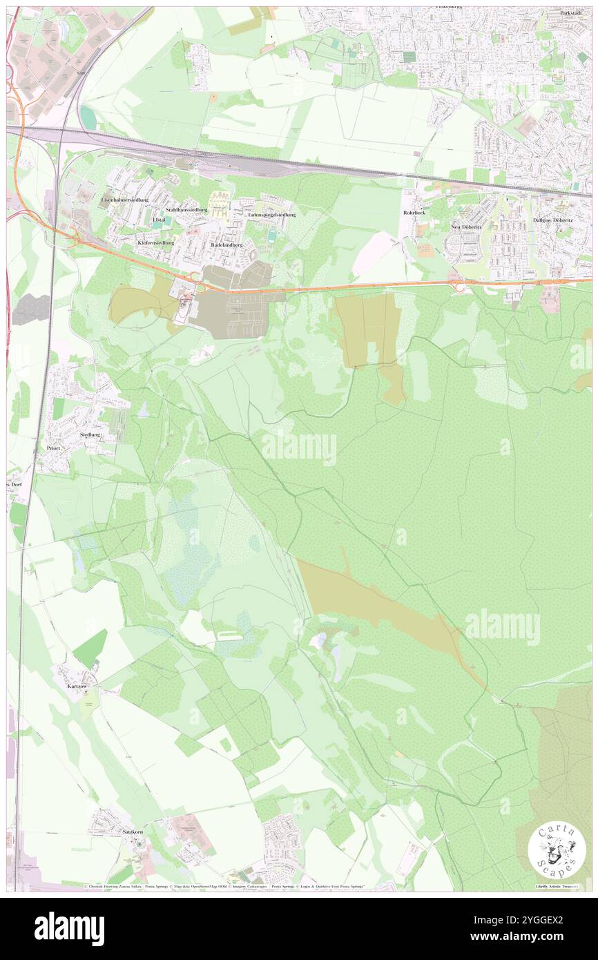 Elsgrund, Deutschland, Brandenburg, N 52 31' 0'', N 13 1' 0''', Karte, Cartascapes Map, veröffentlicht 2024. Erkunden Sie Cartascapes, eine Karte, die die vielfältigen Landschaften, Kulturen und Ökosysteme der Erde enthüllt. Reisen Sie durch Zeit und Raum und entdecken Sie die Verflechtungen der Vergangenheit, Gegenwart und Zukunft unseres Planeten. Stockfoto