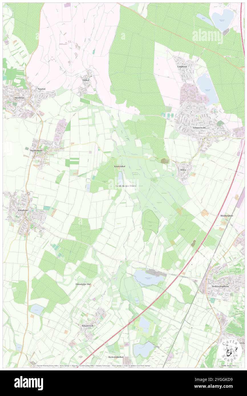 Unditz, DE, Deutschland, Baden-Württemberg, N 48 26' 25''', N 7 51' 9''', Karte, Cartascapes Map veröffentlicht 2024. Erkunden Sie Cartascapes, eine Karte, die die vielfältigen Landschaften, Kulturen und Ökosysteme der Erde enthüllt. Reisen Sie durch Zeit und Raum und entdecken Sie die Verflechtungen der Vergangenheit, Gegenwart und Zukunft unseres Planeten. Stockfoto