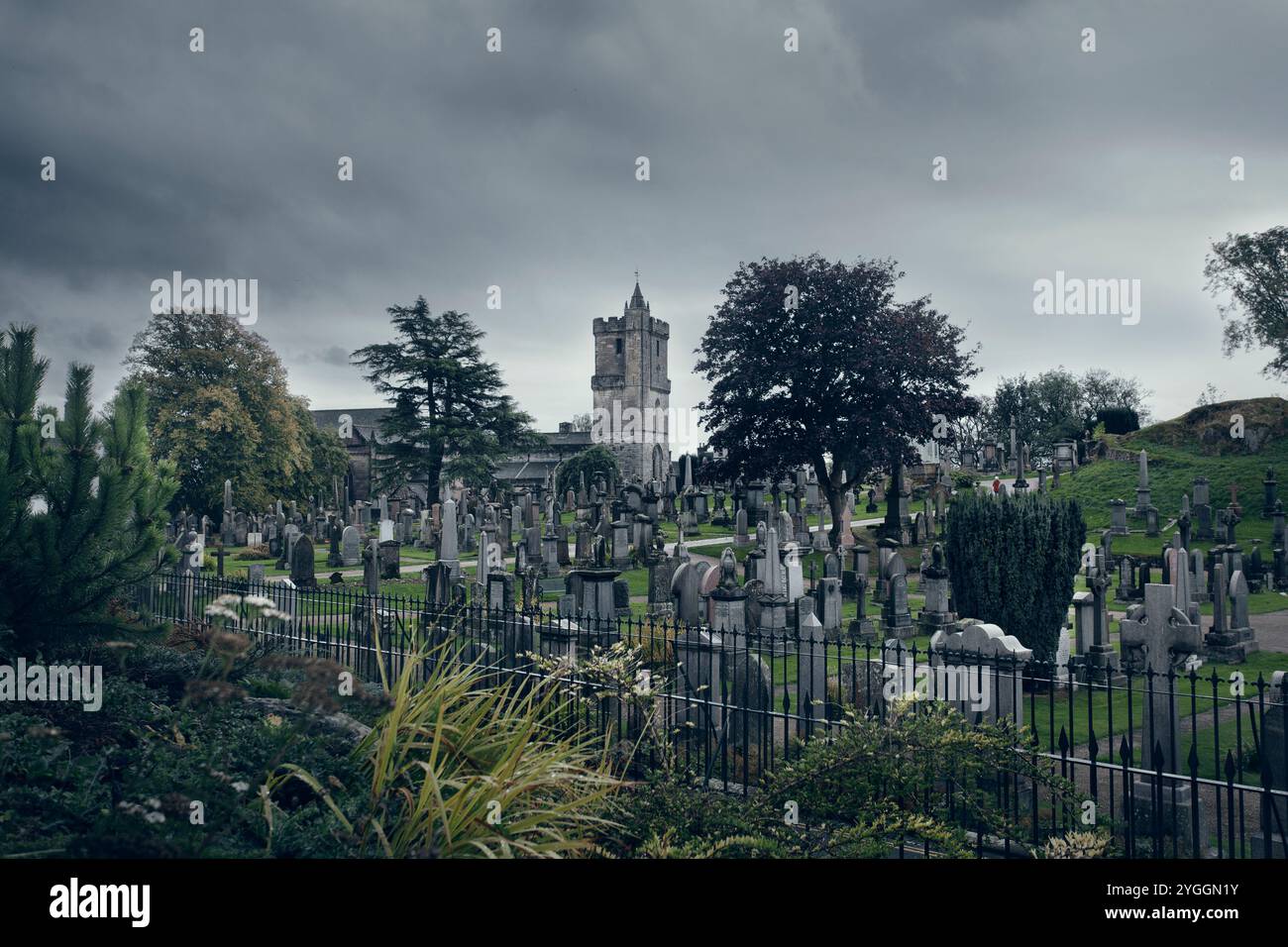 Stirling Cemetery, Schottland Stockfoto